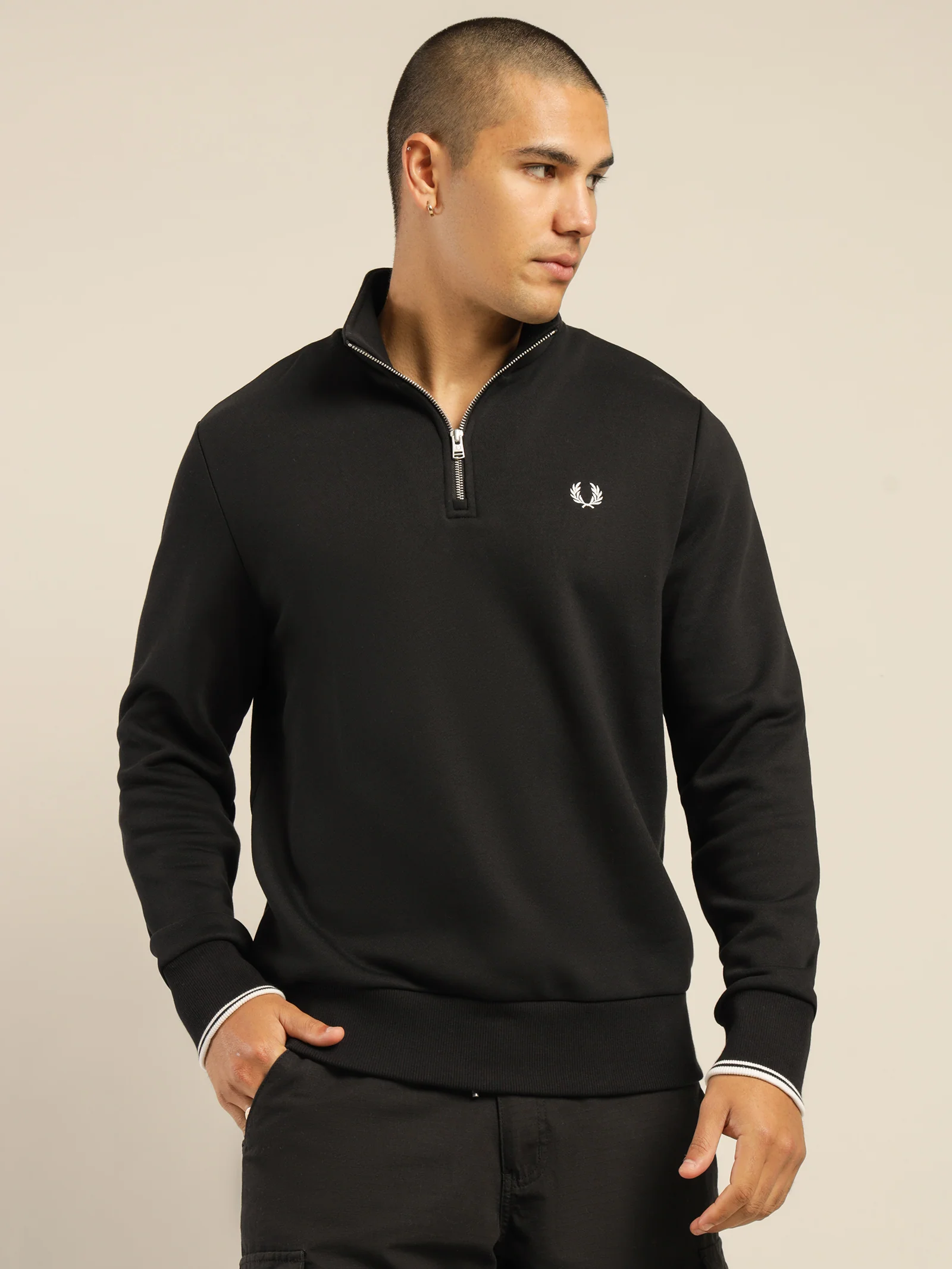 Half Zip Sweatshirt - Image 3