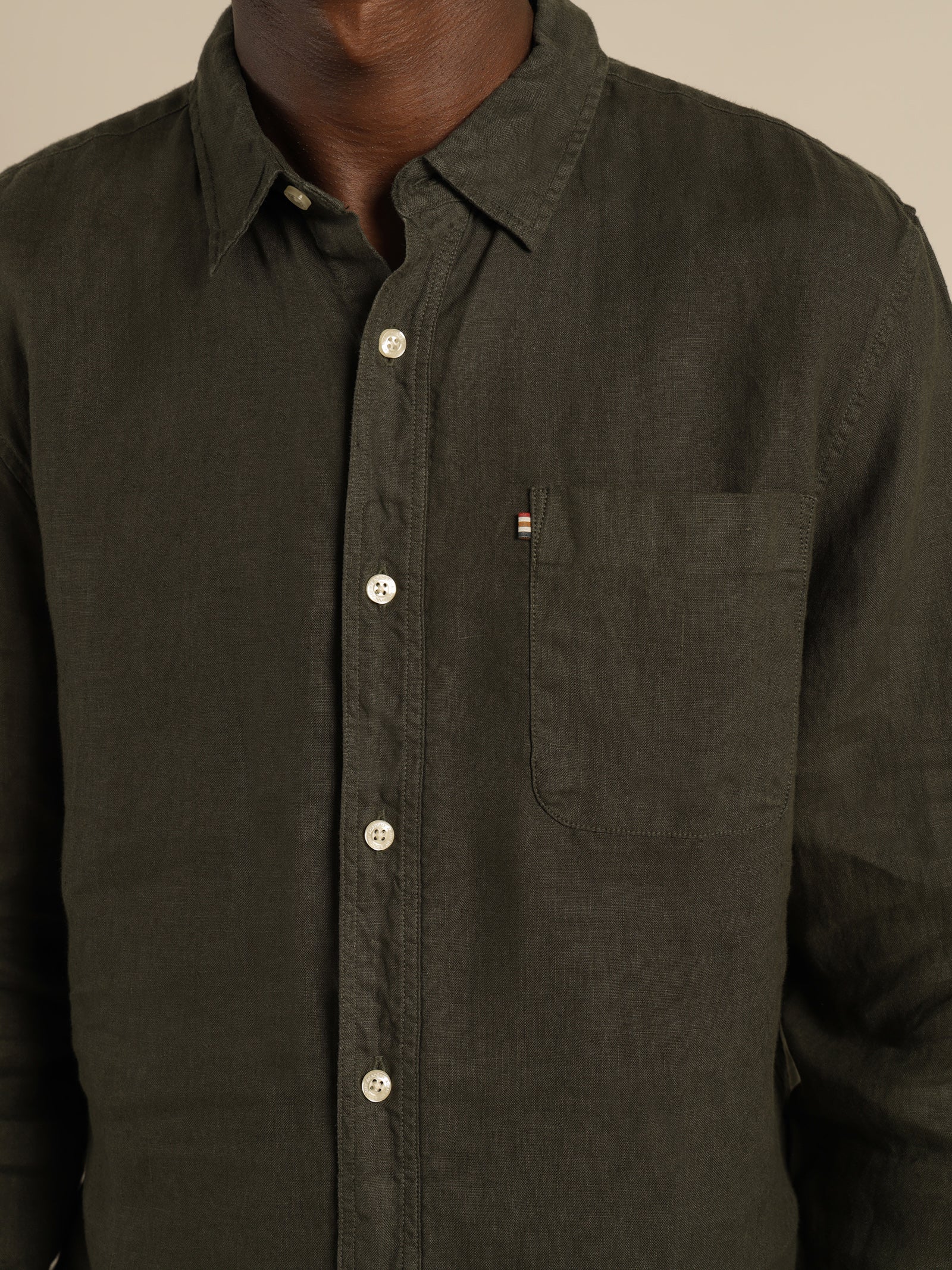 Hampton Linen Long Sleeve Shirt - Image 5