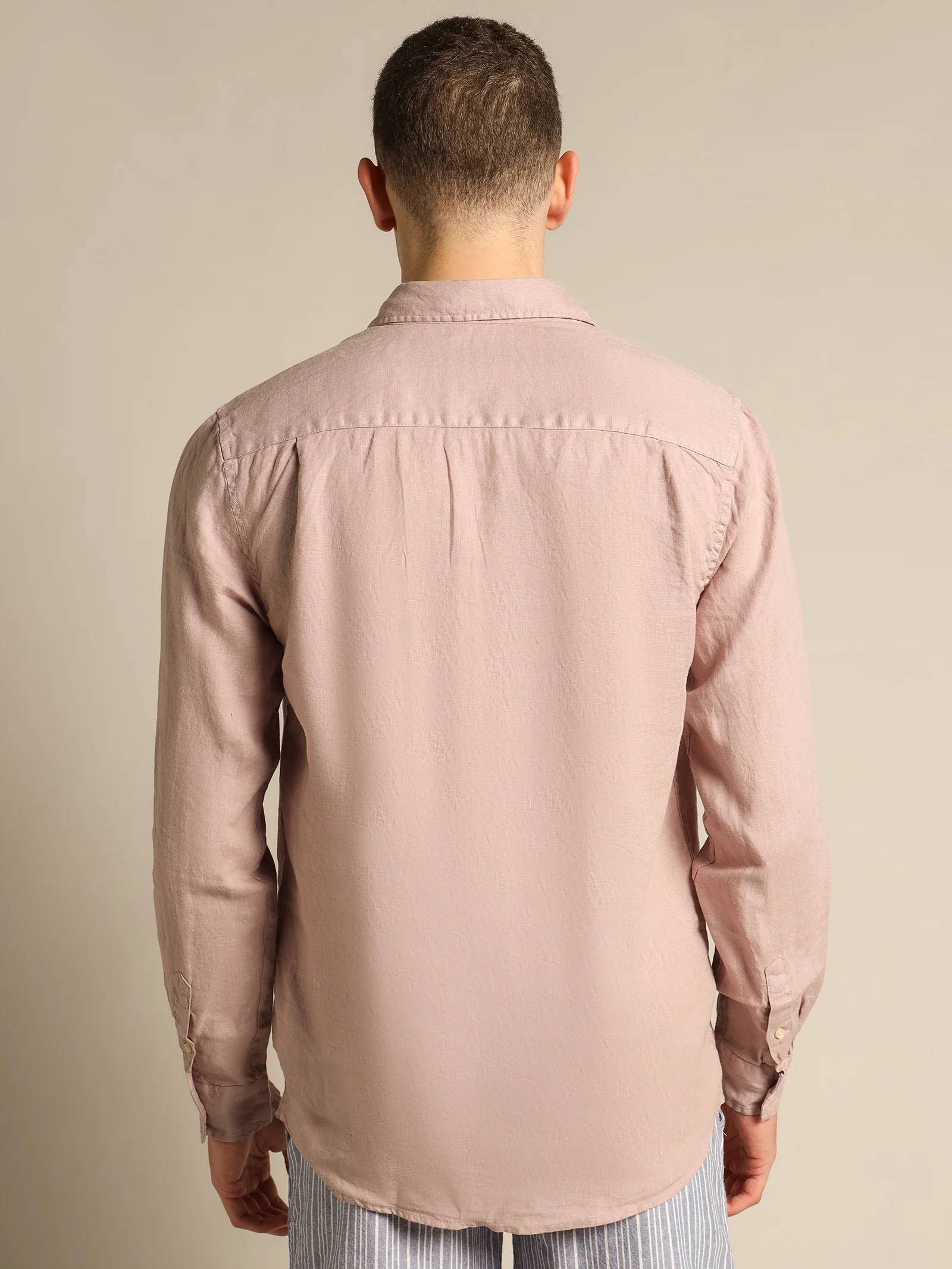Hampton Linen Long Sleeve Shirt - Image 4