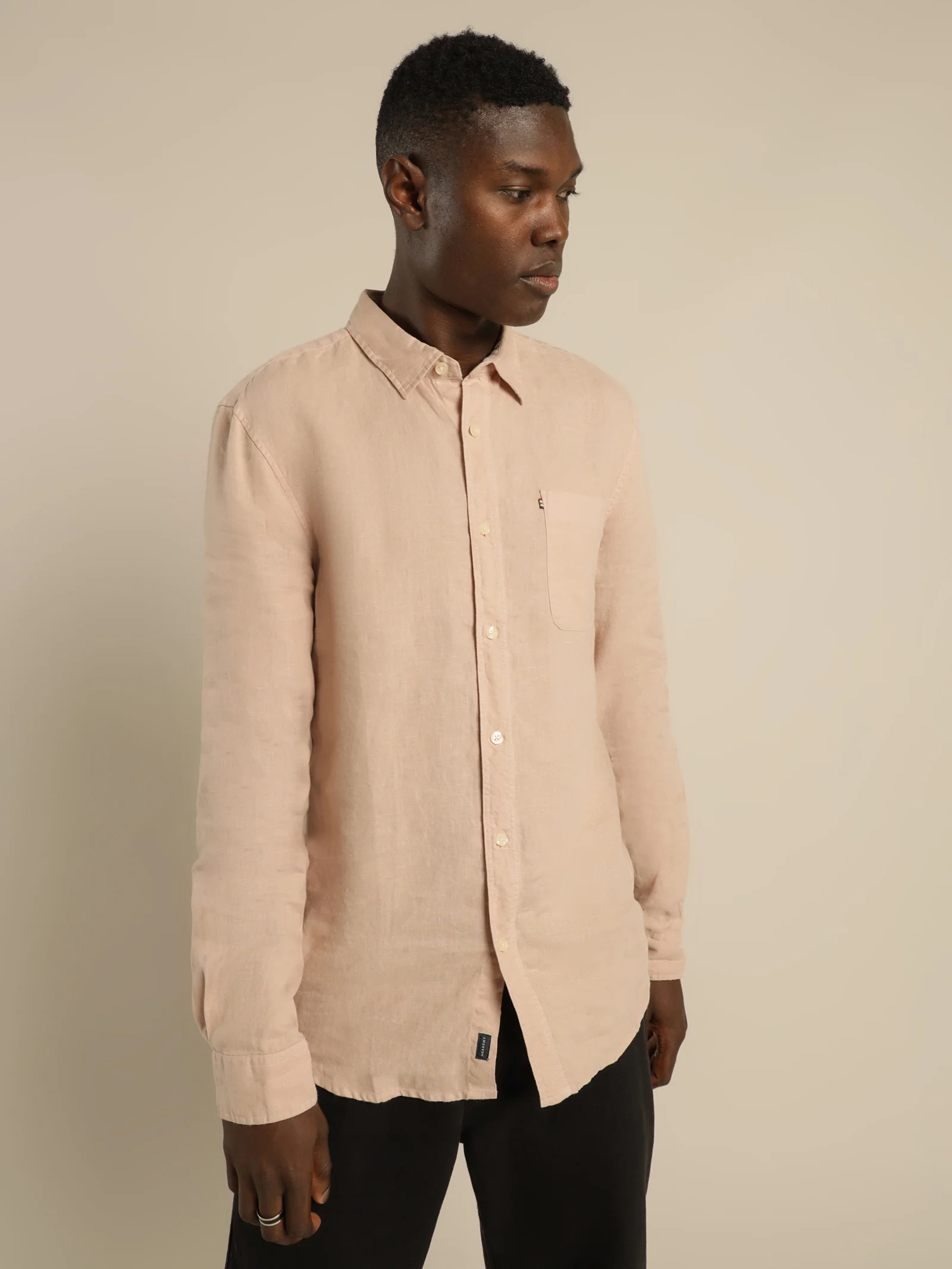 Hampton Linen Long Sleeve Shirt - Image 2