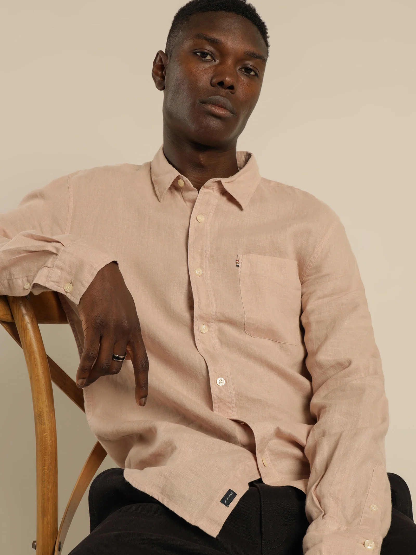 Hampton Linen Long Sleeve Shirt - Image 4