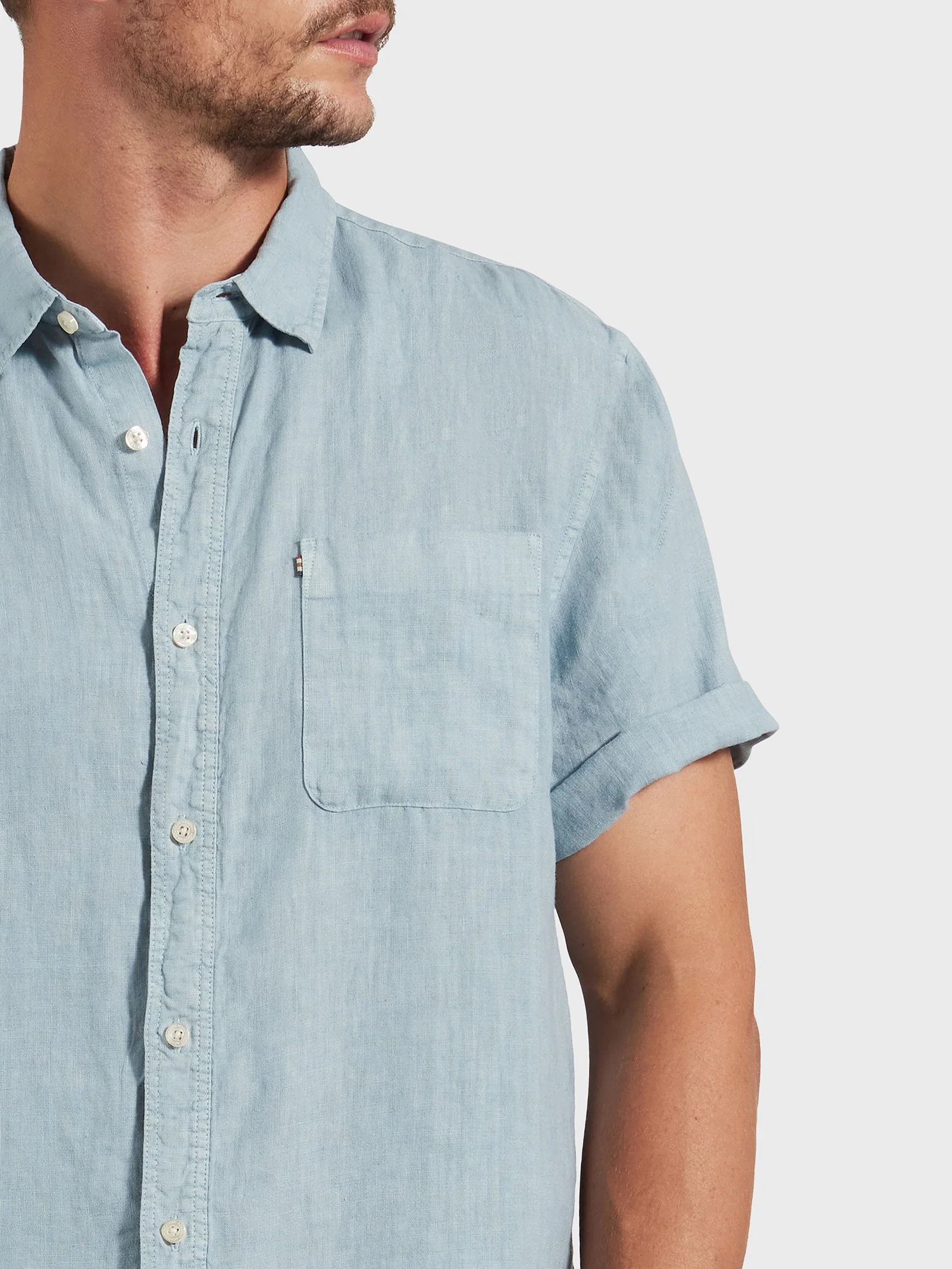 Hampton Linen Short Sleeve Shirt - Image 4