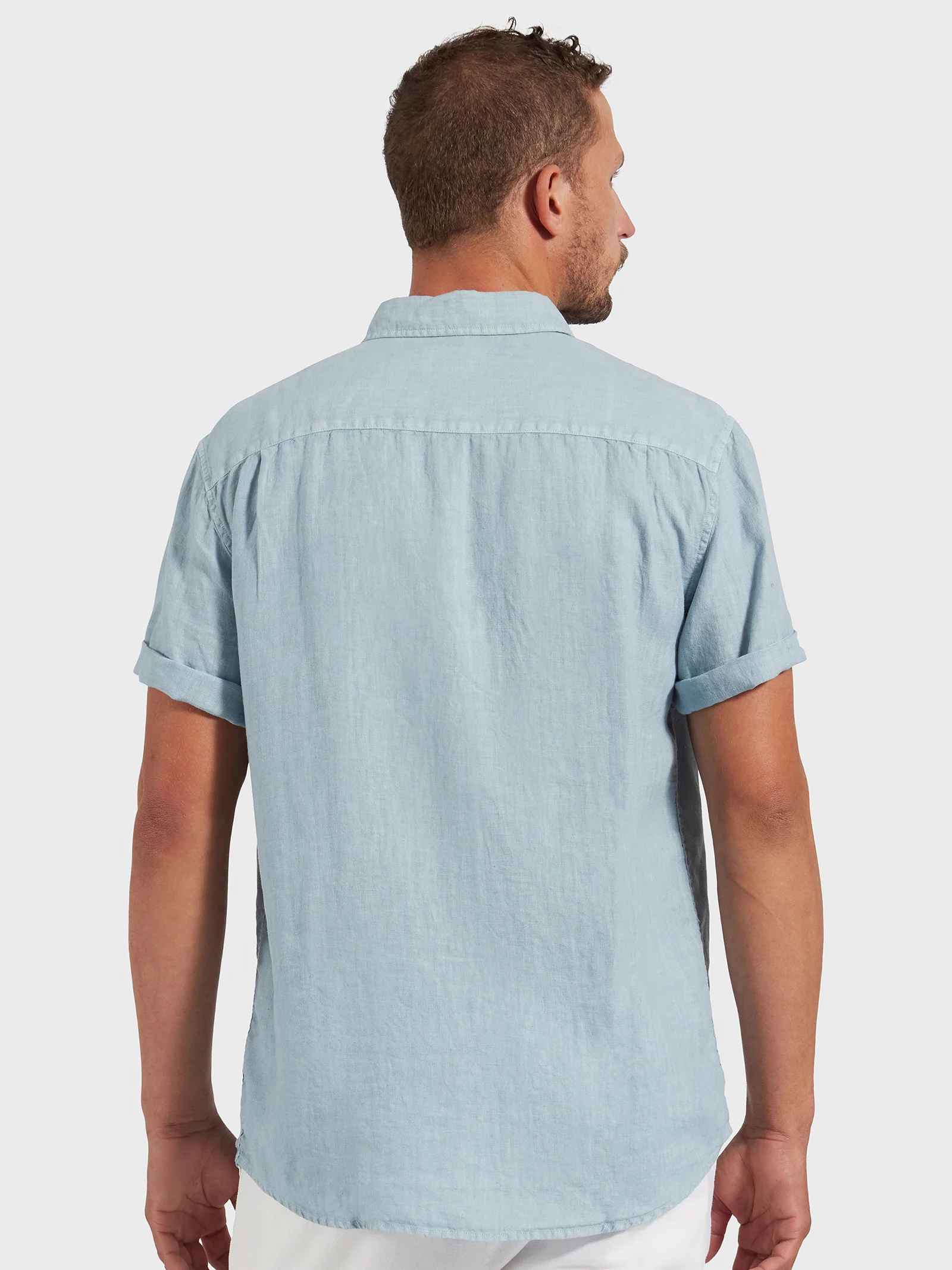 Hampton Linen Short Sleeve Shirt - Image 6