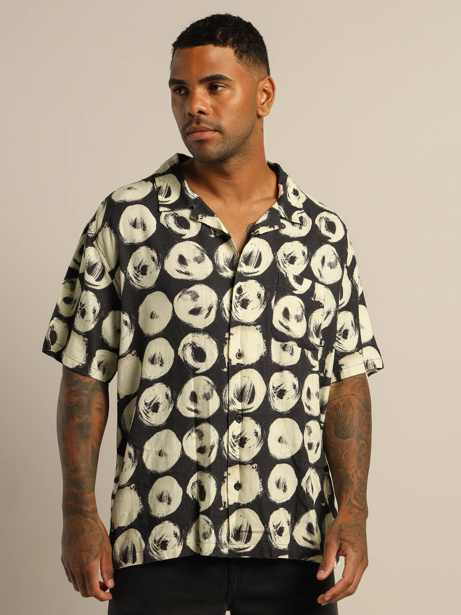 Hand Drawn Short Sleeve Shirt - Image 2