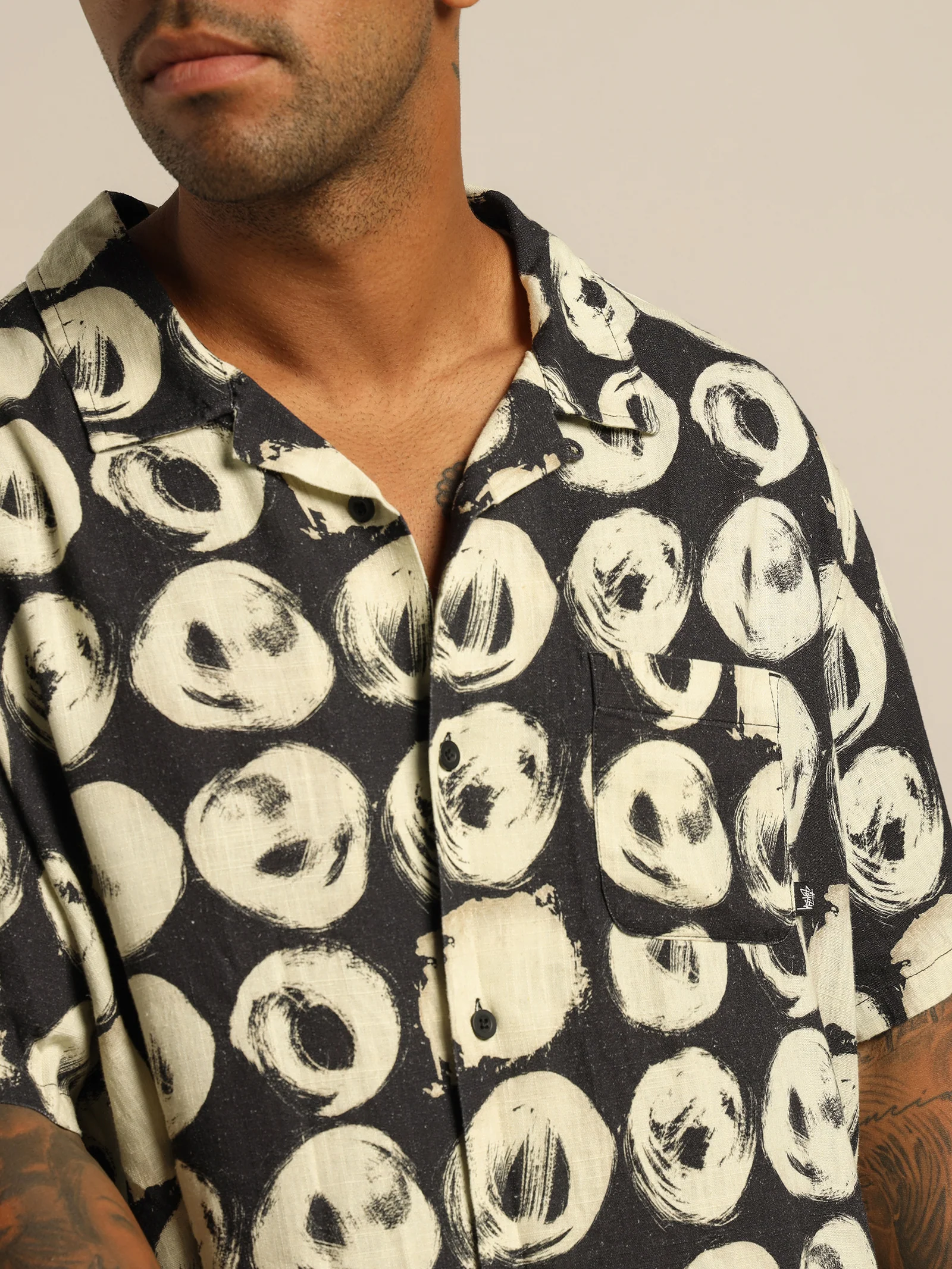 Hand Drawn Short Sleeve Shirt - Image 4