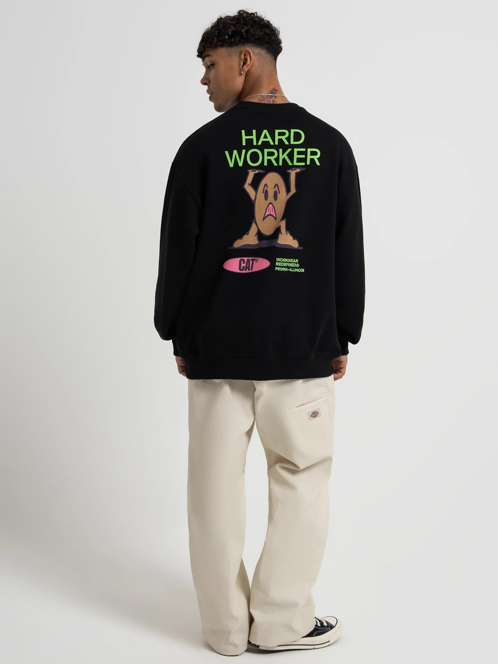 Hard Worker Crewneck Sweater - Image 5