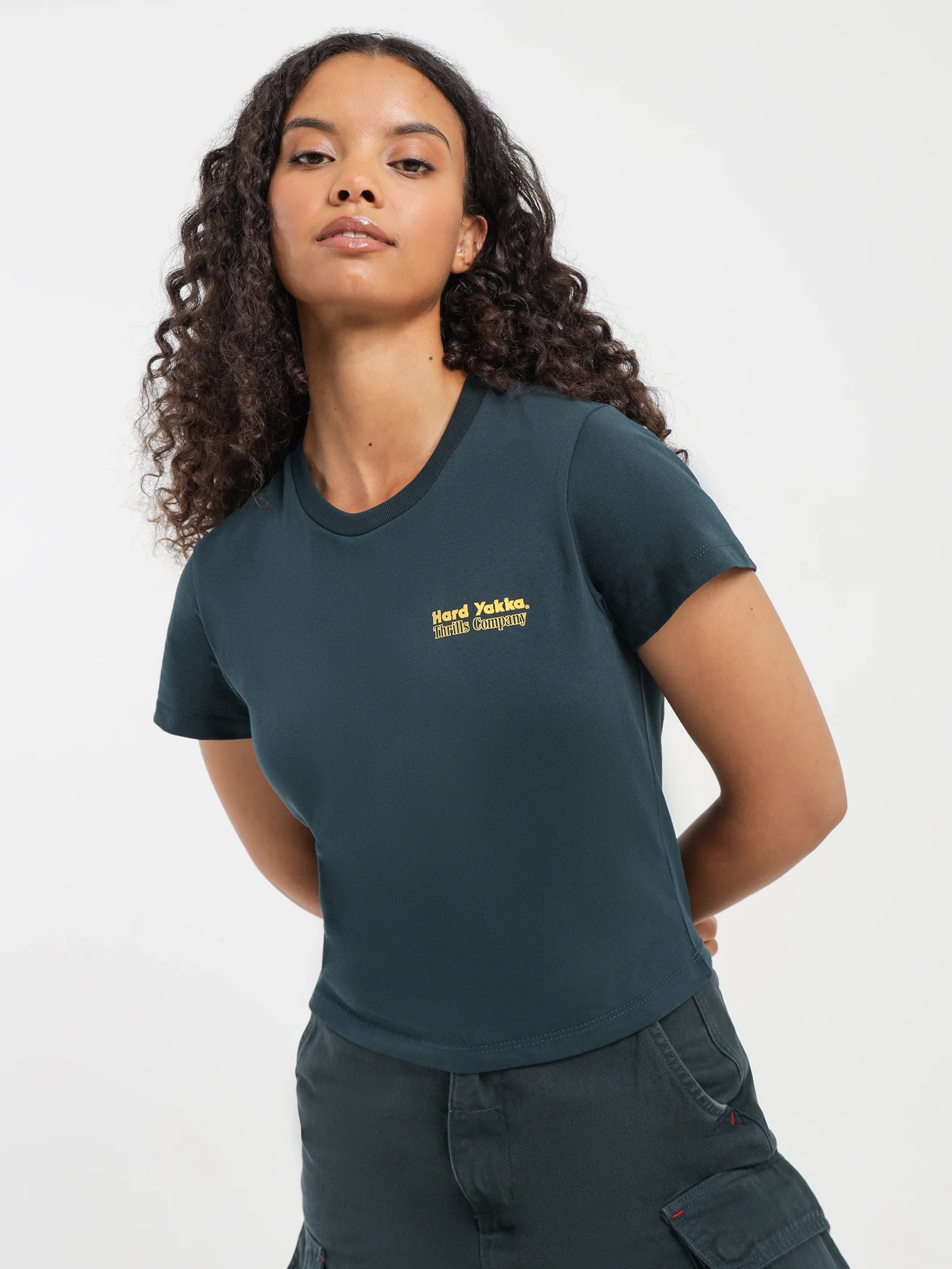 Hard Yakka x Thrills Double Double Mini T-Shirt - Image 5