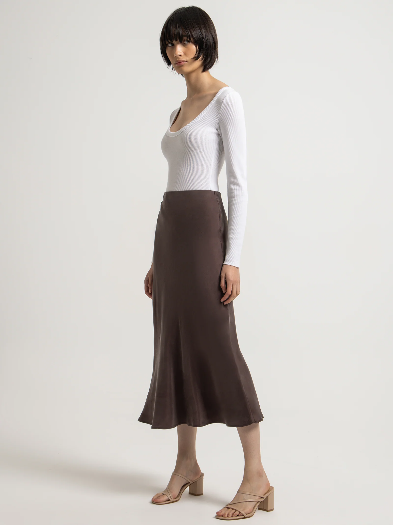 Harlow Cupro Midi Skirt - Image 3