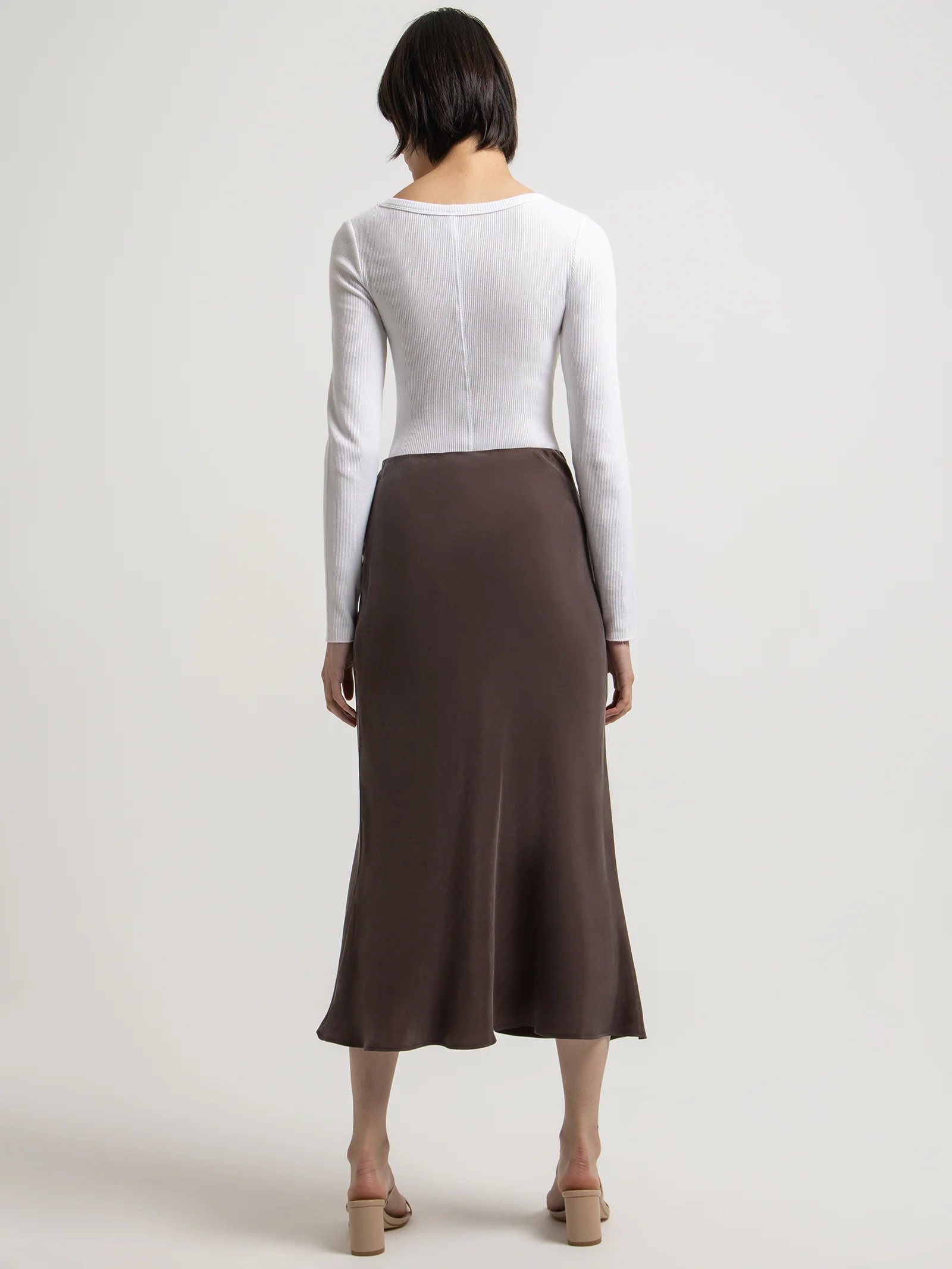 Harlow Cupro Midi Skirt - Image 4