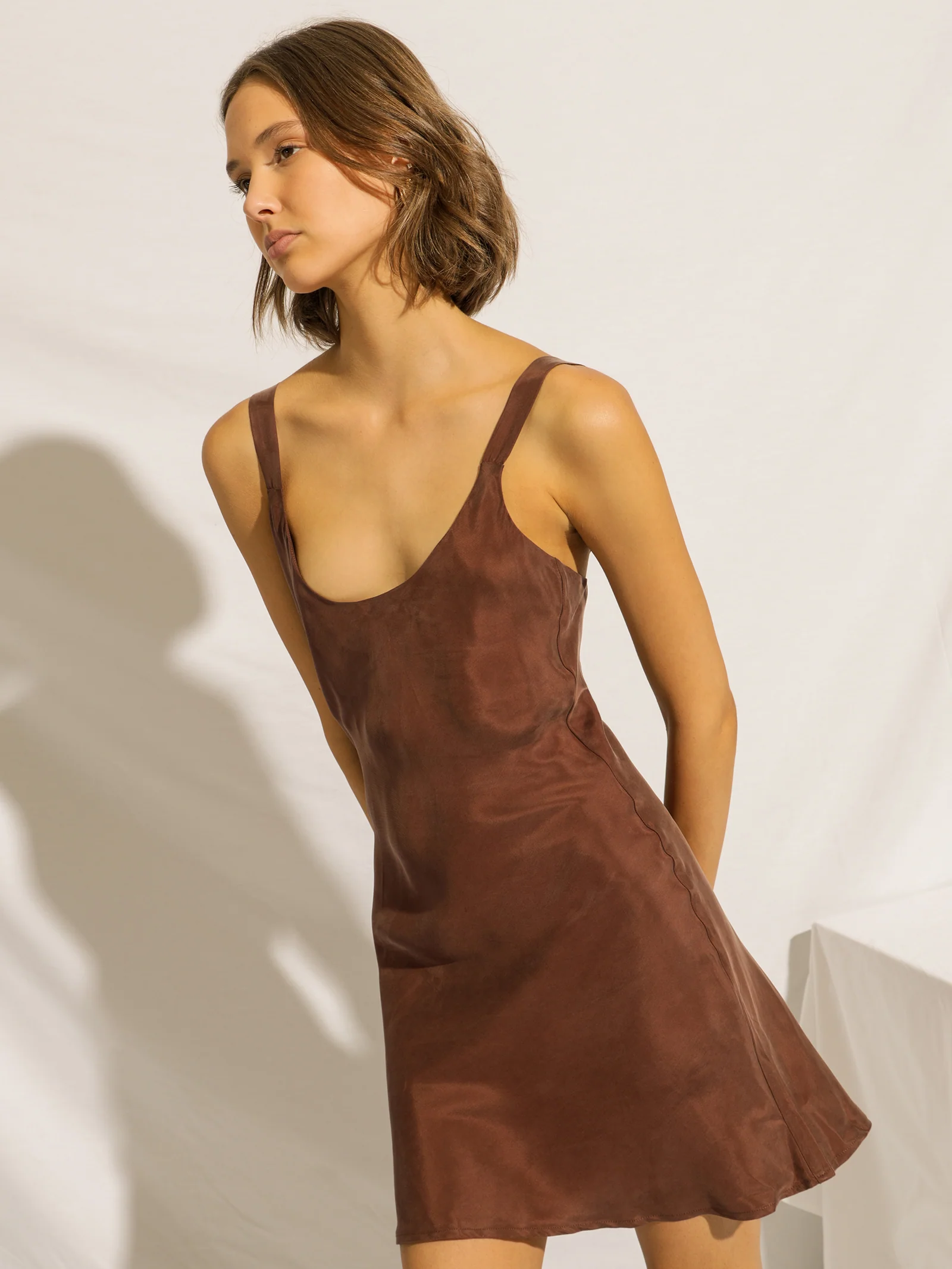 Harlow Cupro Mini Dress - Image 4
