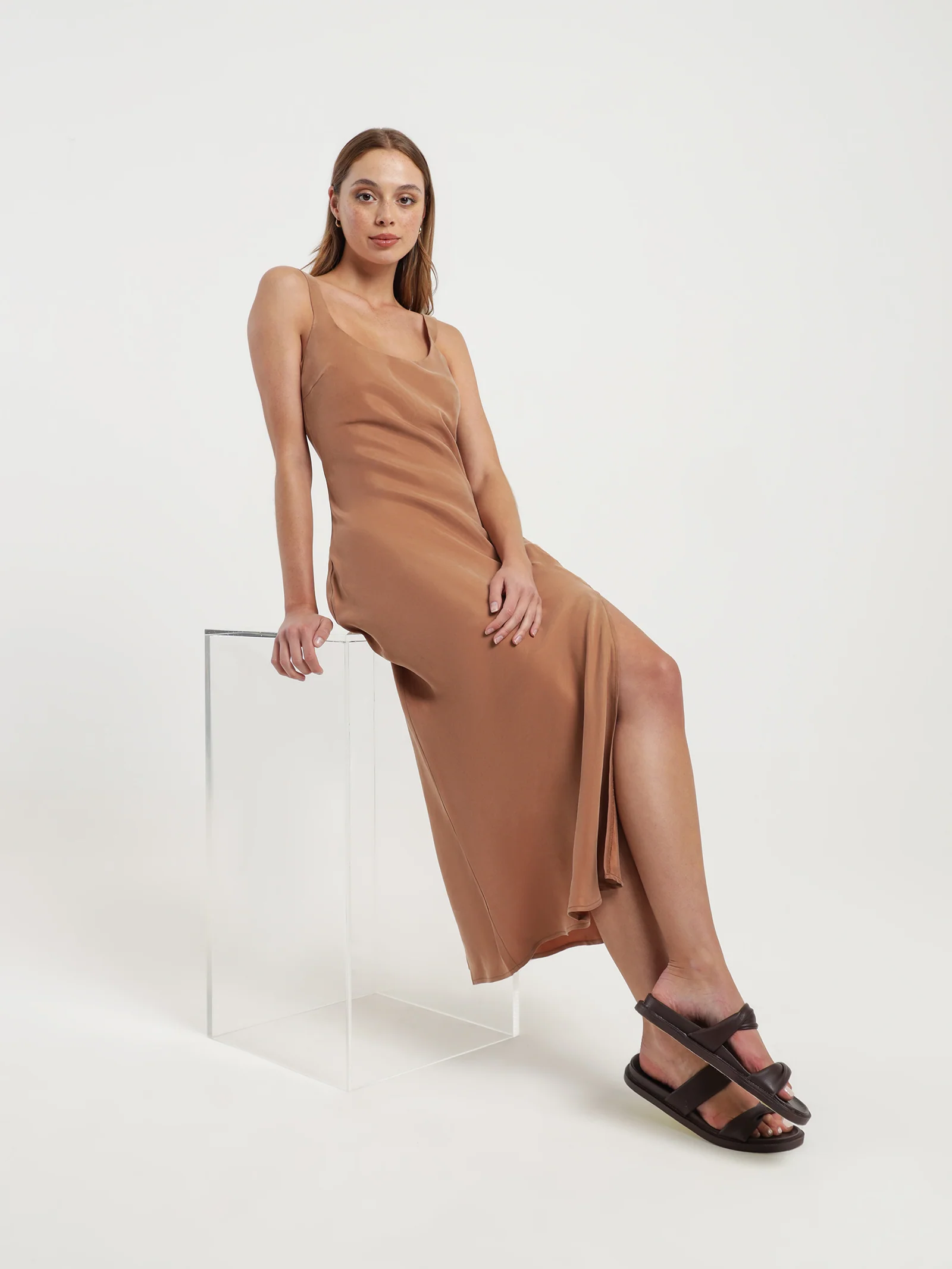 Harlow Cupro Slip Dress - Image 2