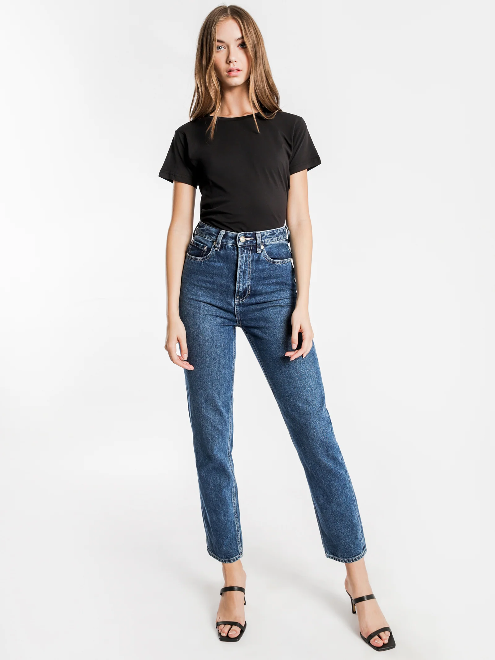 Harper Basic Crew Neck T-Shirt - Image 2