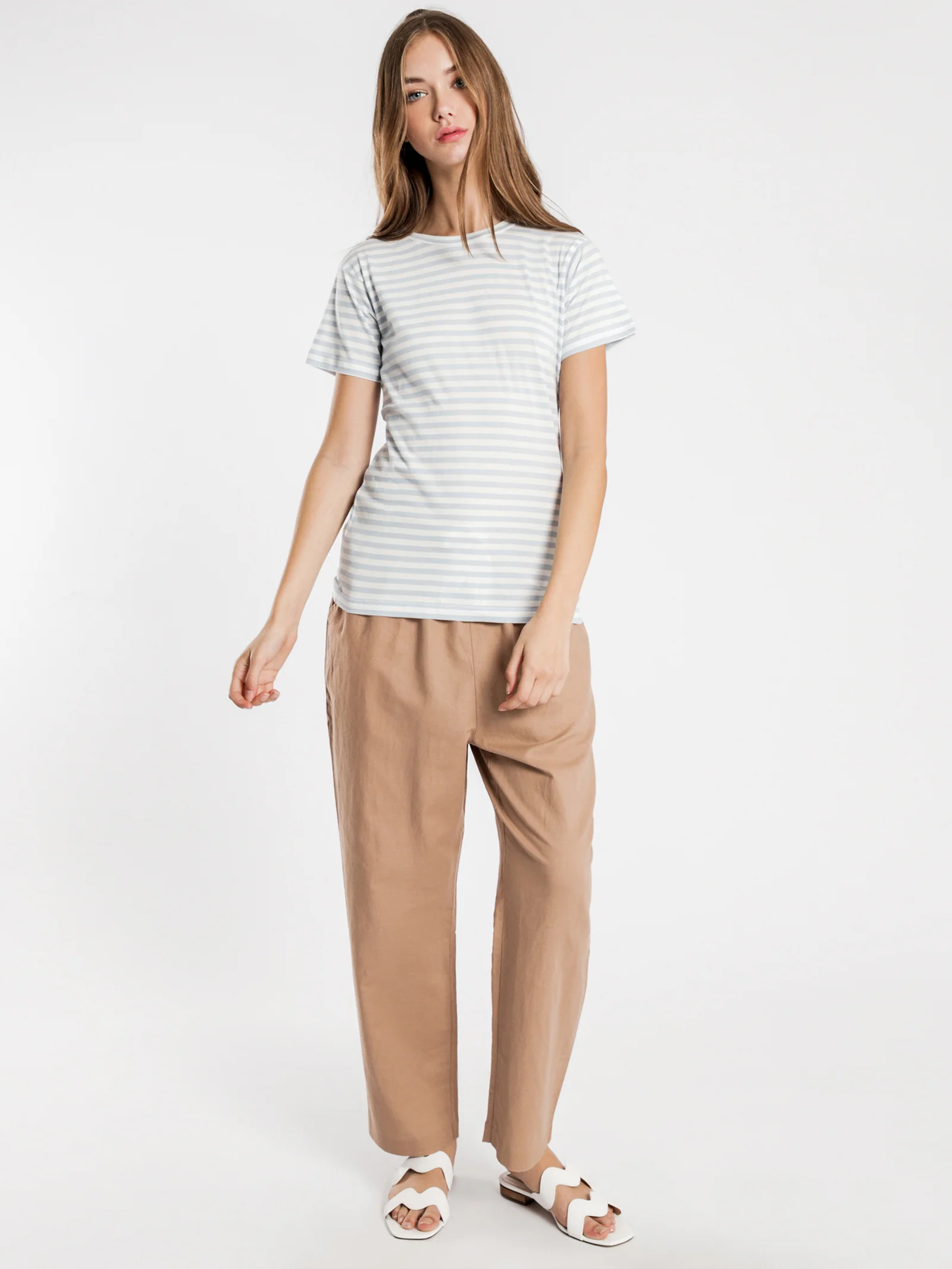 Harper Basic Crew Neck T-Shirt - Image 2