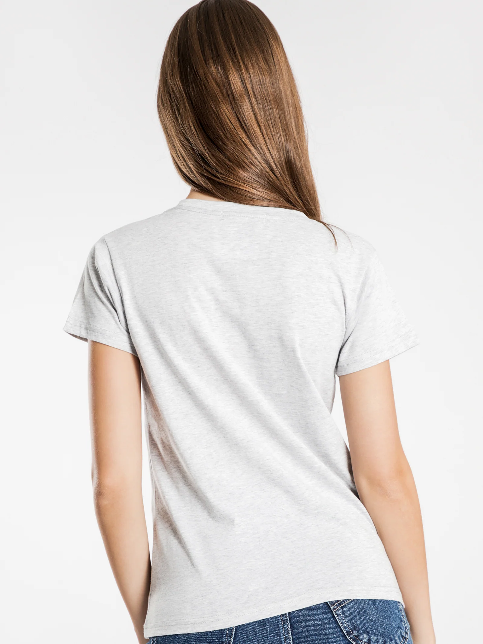 Harper Basic Crew Neck T-Shirt - Image 2