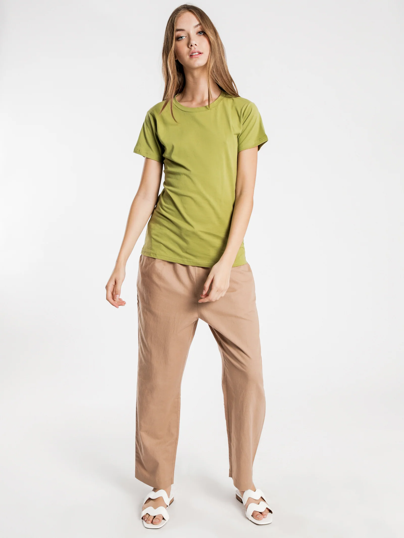 Harper Basic Crew Neck T-Shirt - Image 3