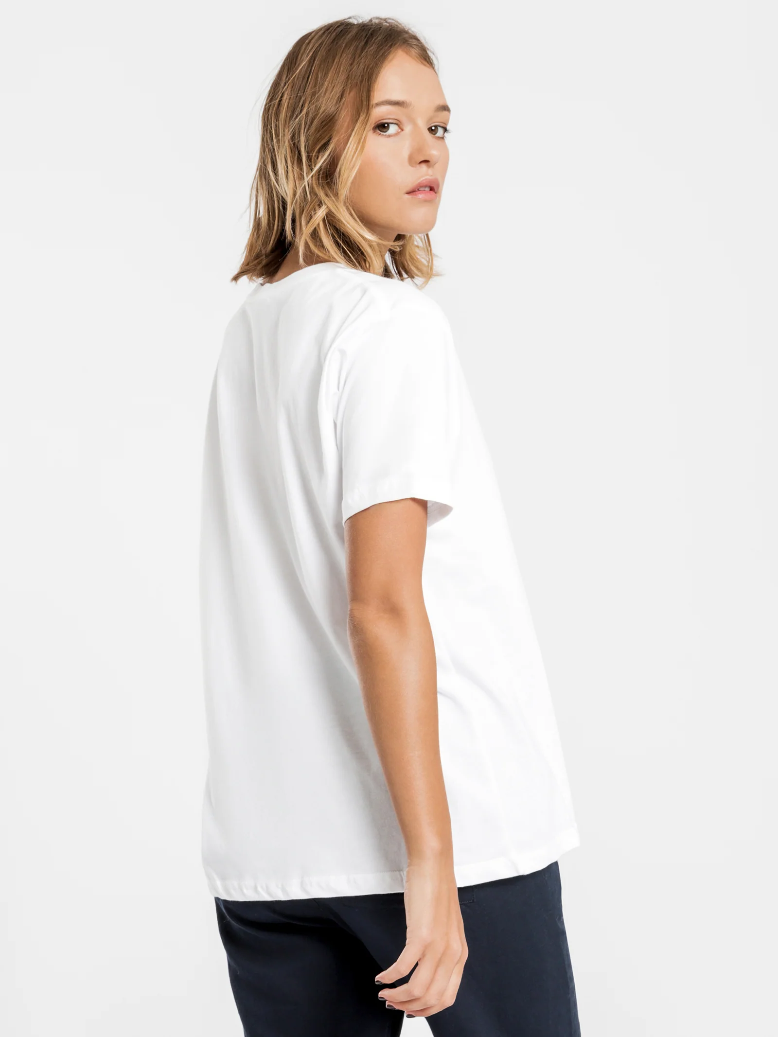 Harper Basic Crew Neck T-Shirt - Image 2