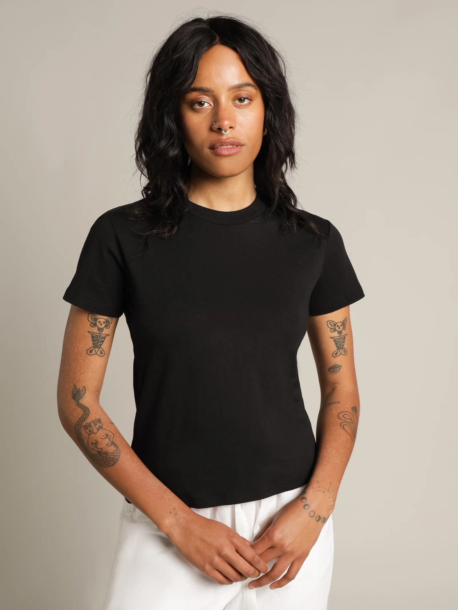 Harper Basic Crew T-Shirt - Image 3