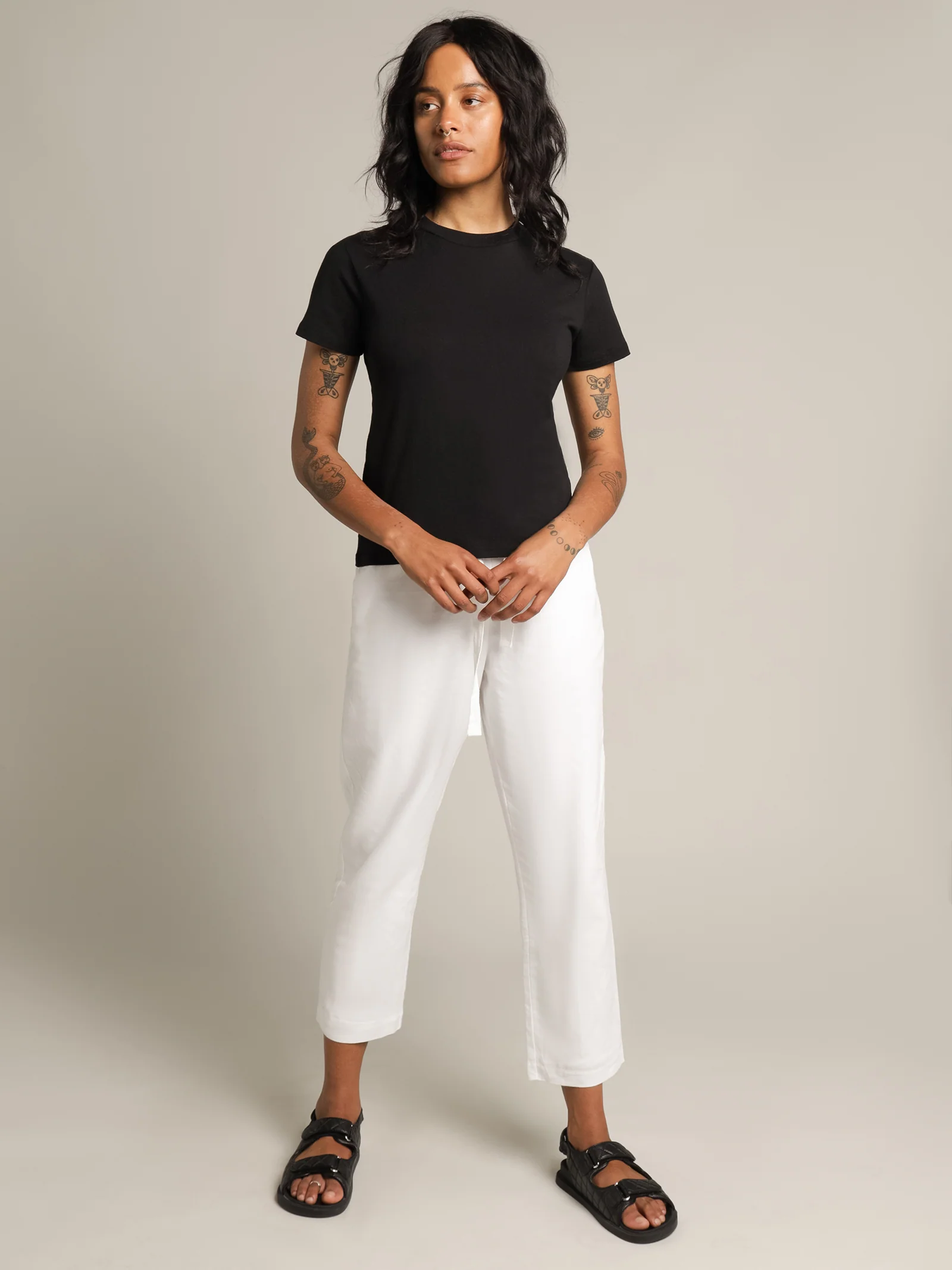 Harper Basic Crew T-Shirt - Image 4