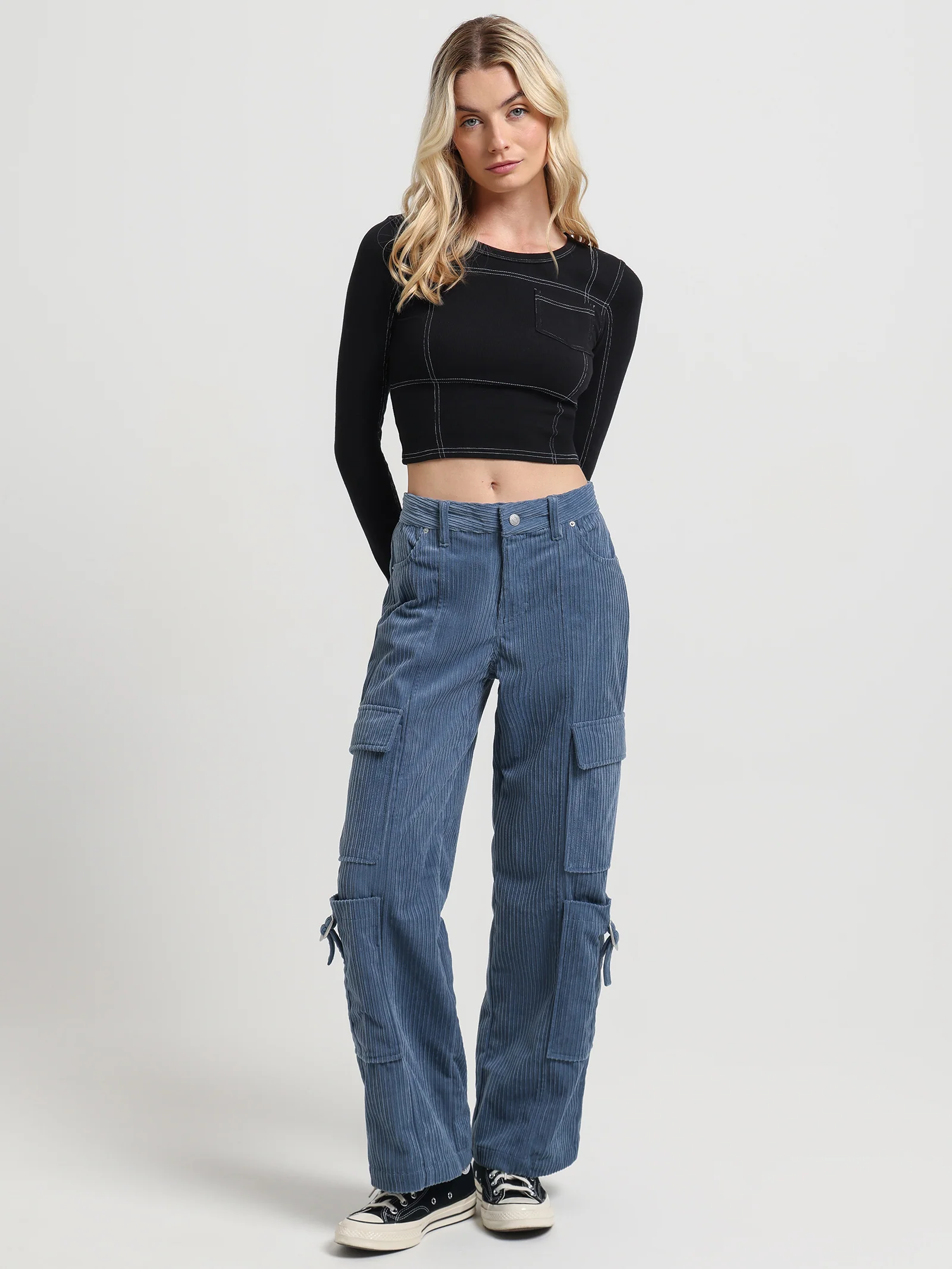 Harper Cord Cargo Pants - Image 2
