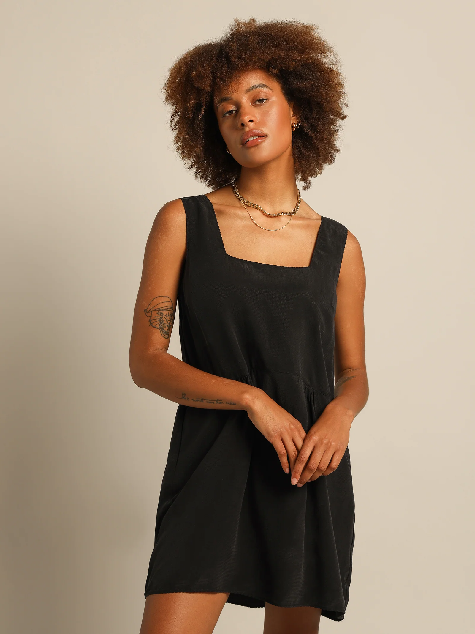 Harriet Square Slip Dress - Image 4