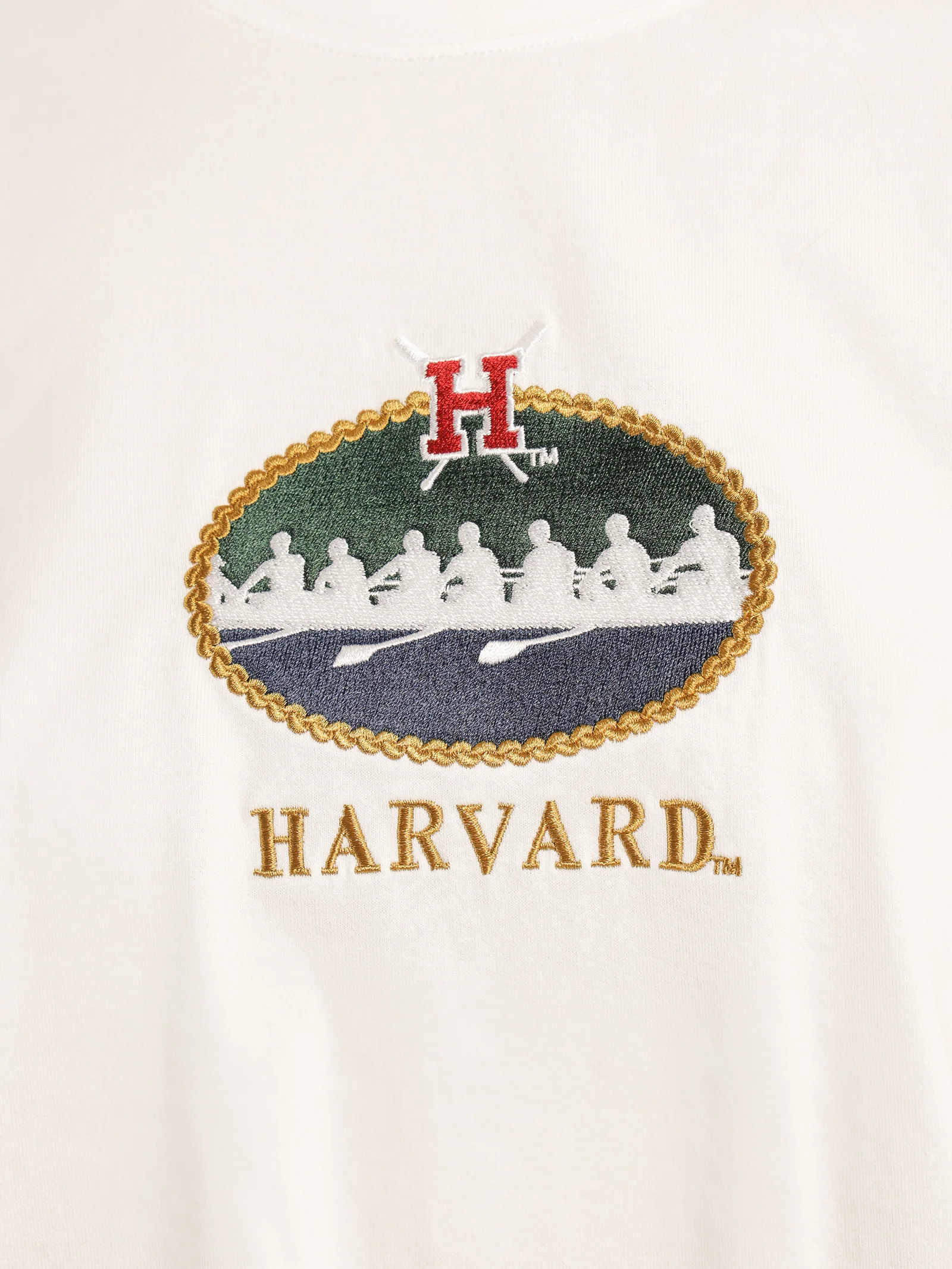Harvard Rowing Crest Crop T-Shirt - Image 3