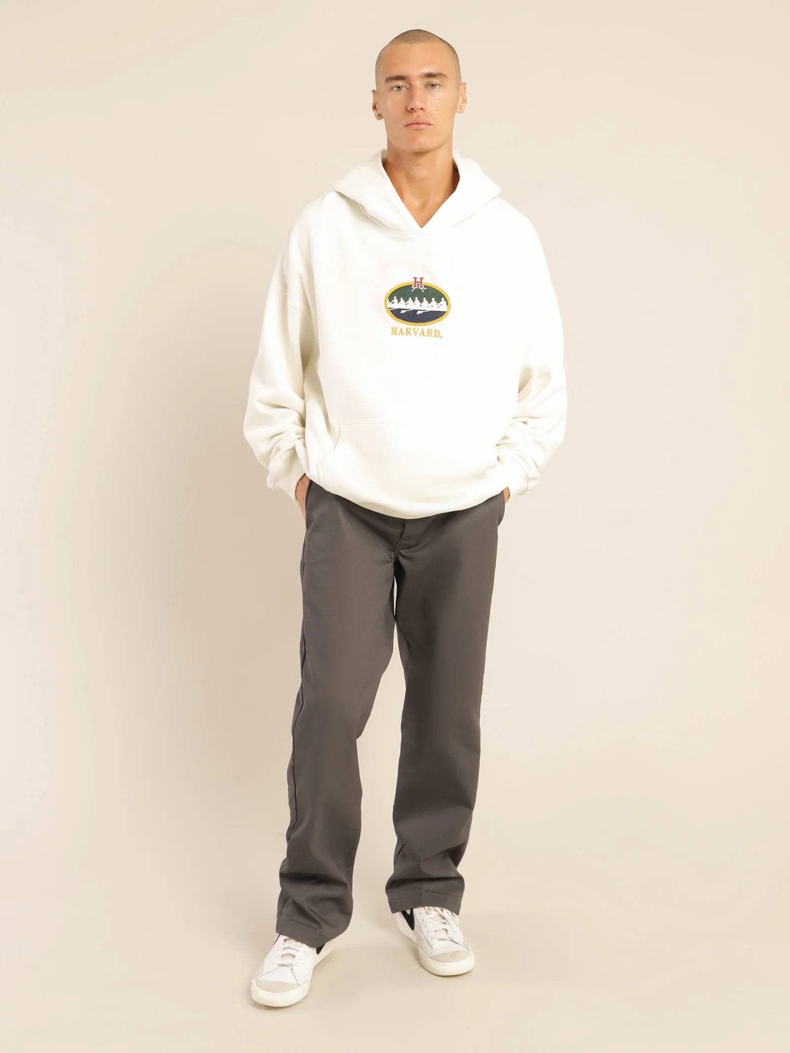 Harvard Rowing Crest Logo Hoodie - Image 4