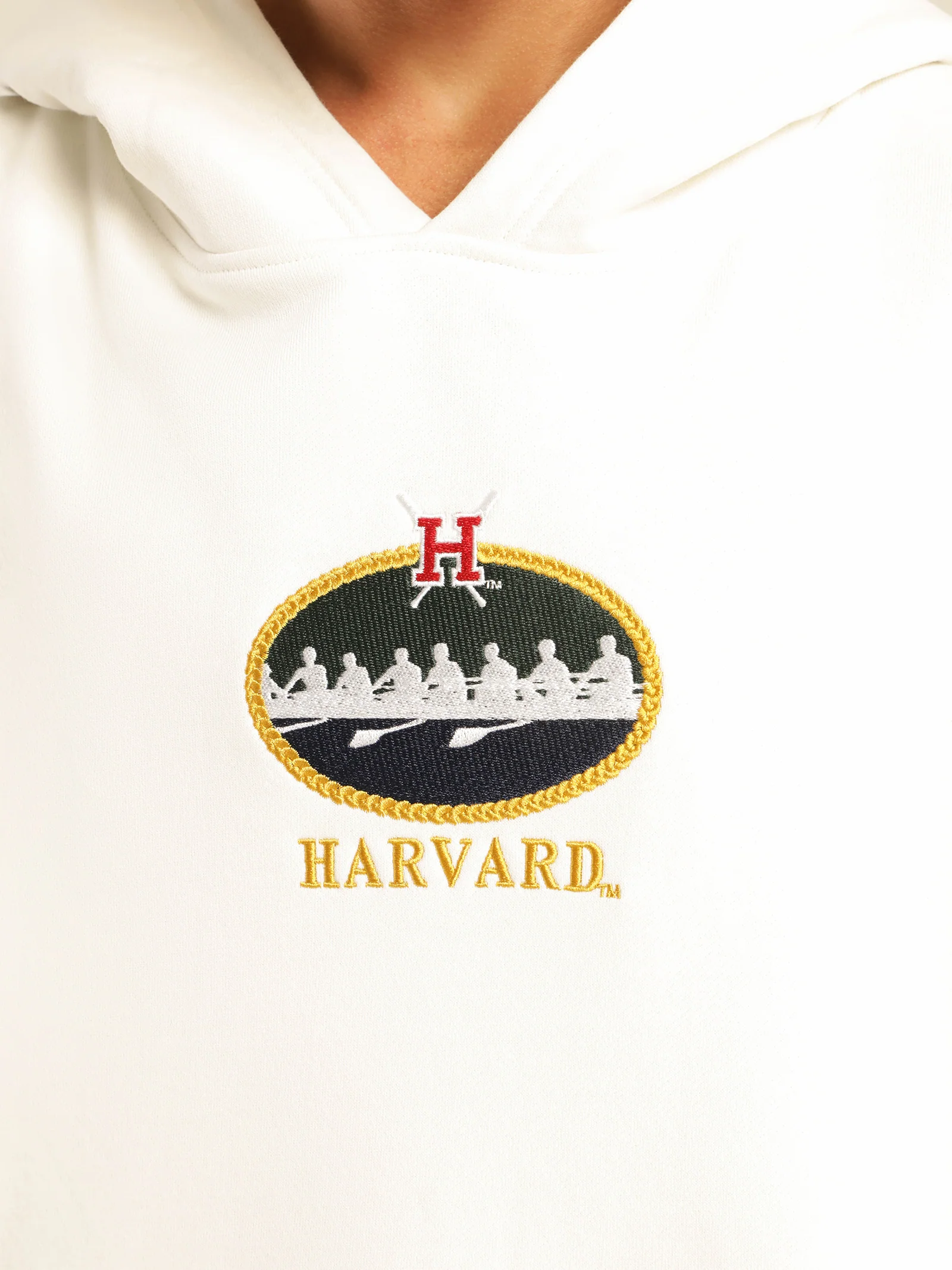Harvard Rowing Crest Logo Hoodie - Image 5