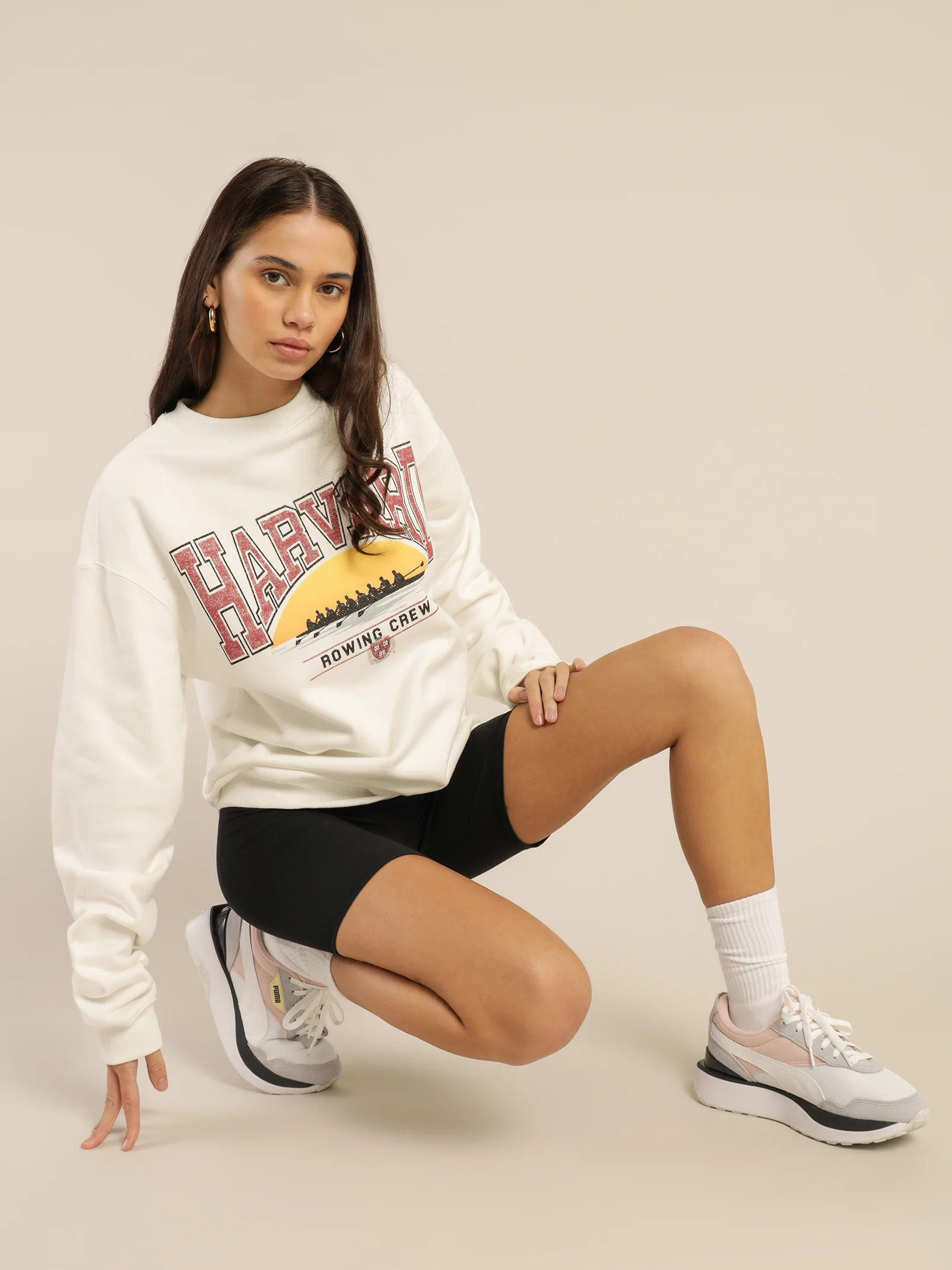 Harvard Vintage Sunset Crew Sweater - Image 3