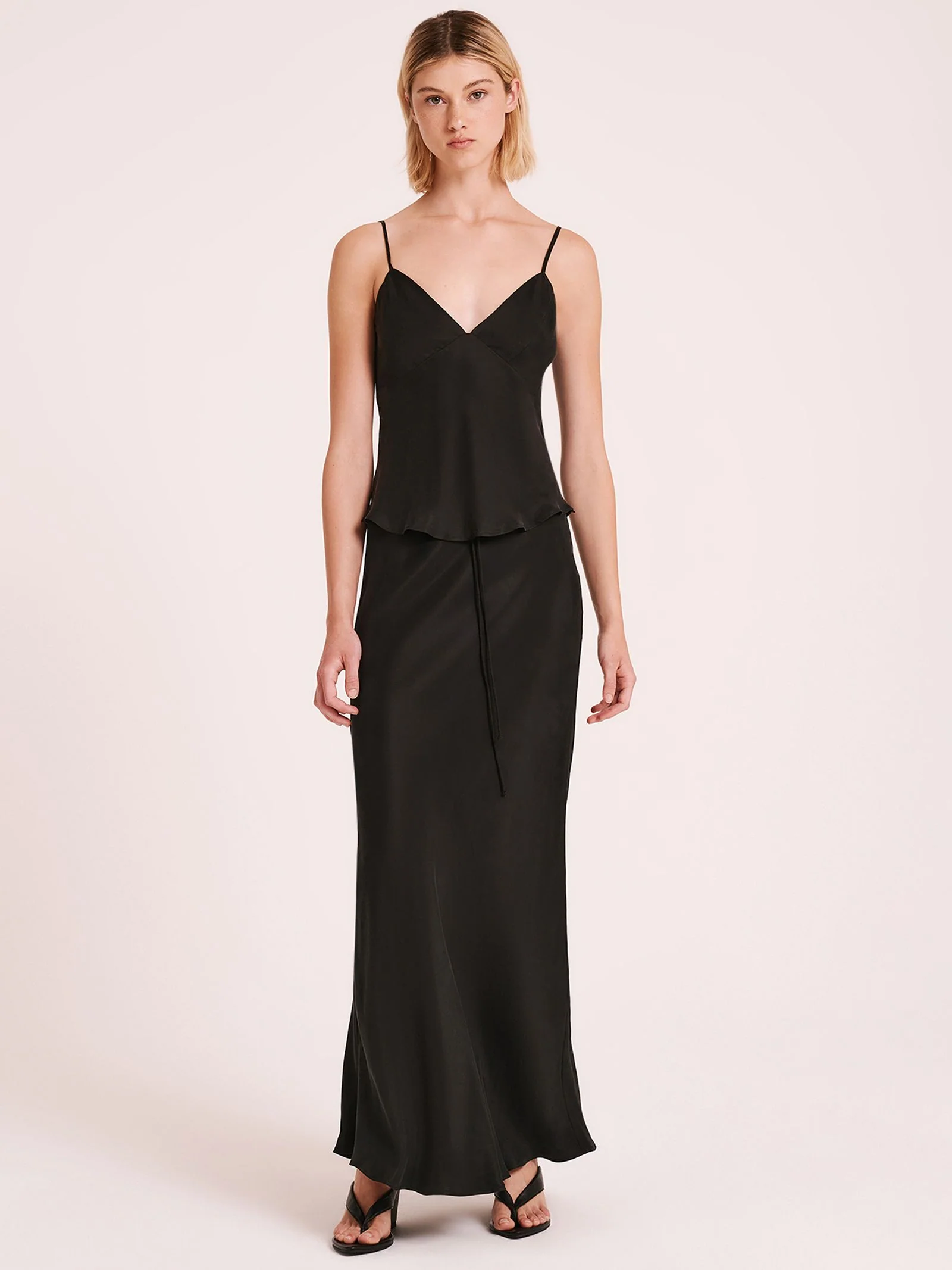 Hayz Cupro Maxi Skirt - Image 2