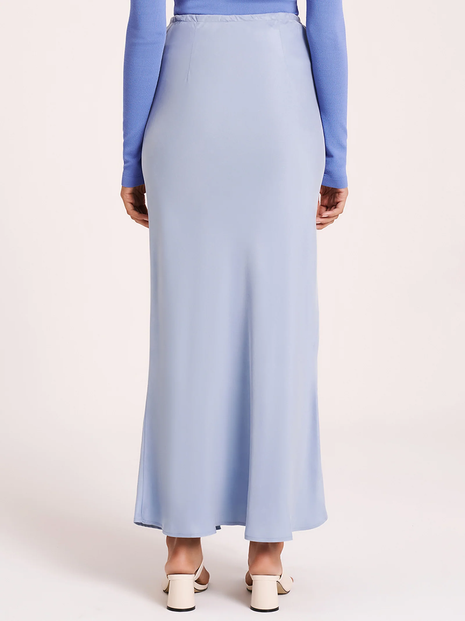 Hayz Cupro Maxi Skirt - Image 4