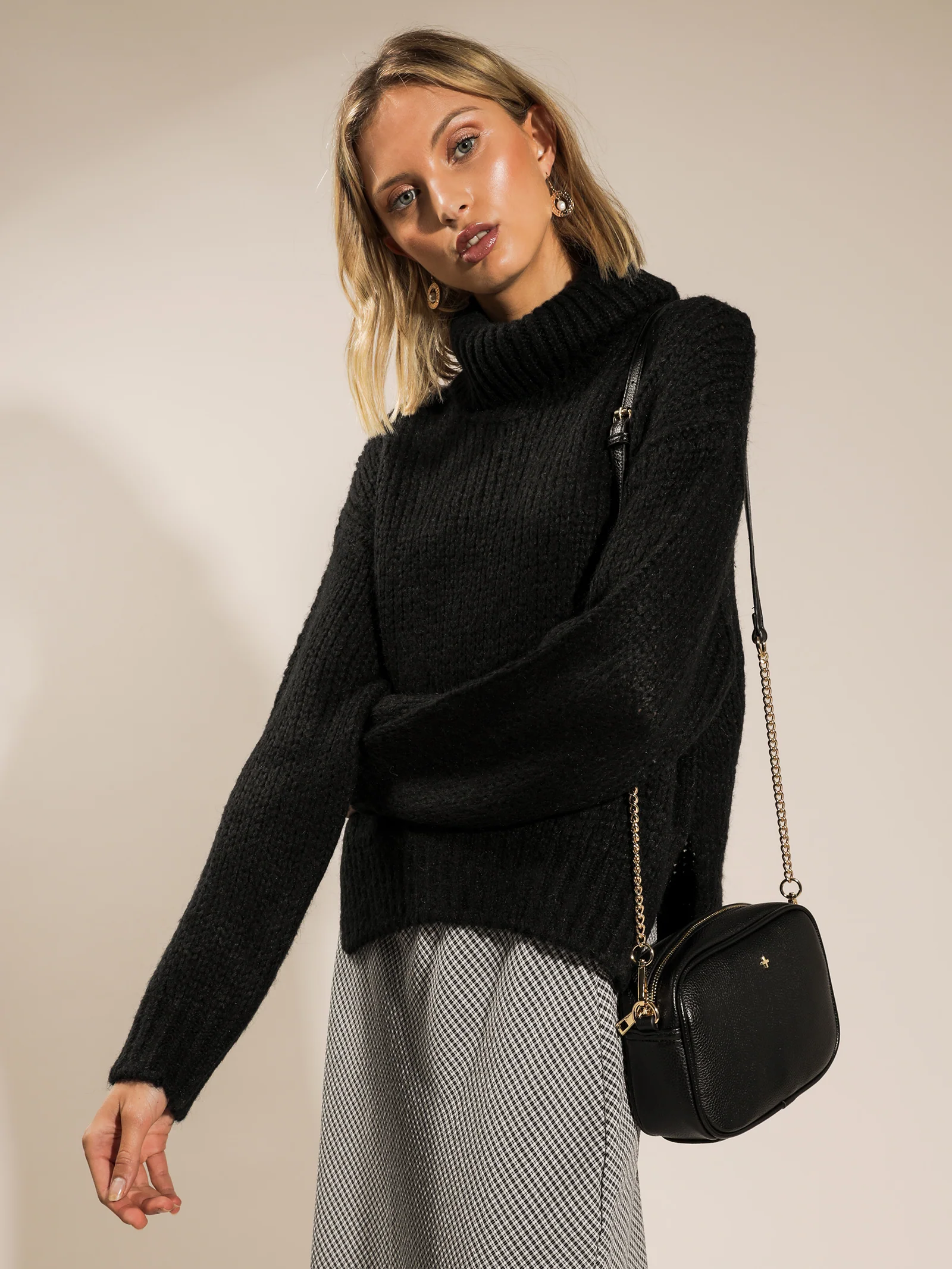Hazel Roll Neck Jumper - Image 3