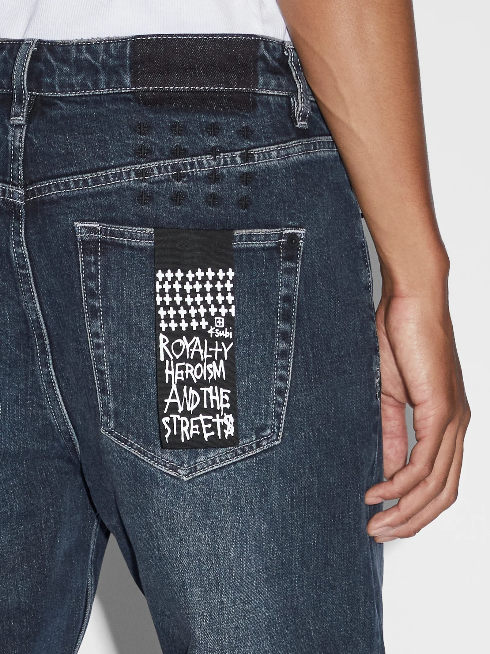 Hazlow Blue Blood Straight Jeans - Image 3