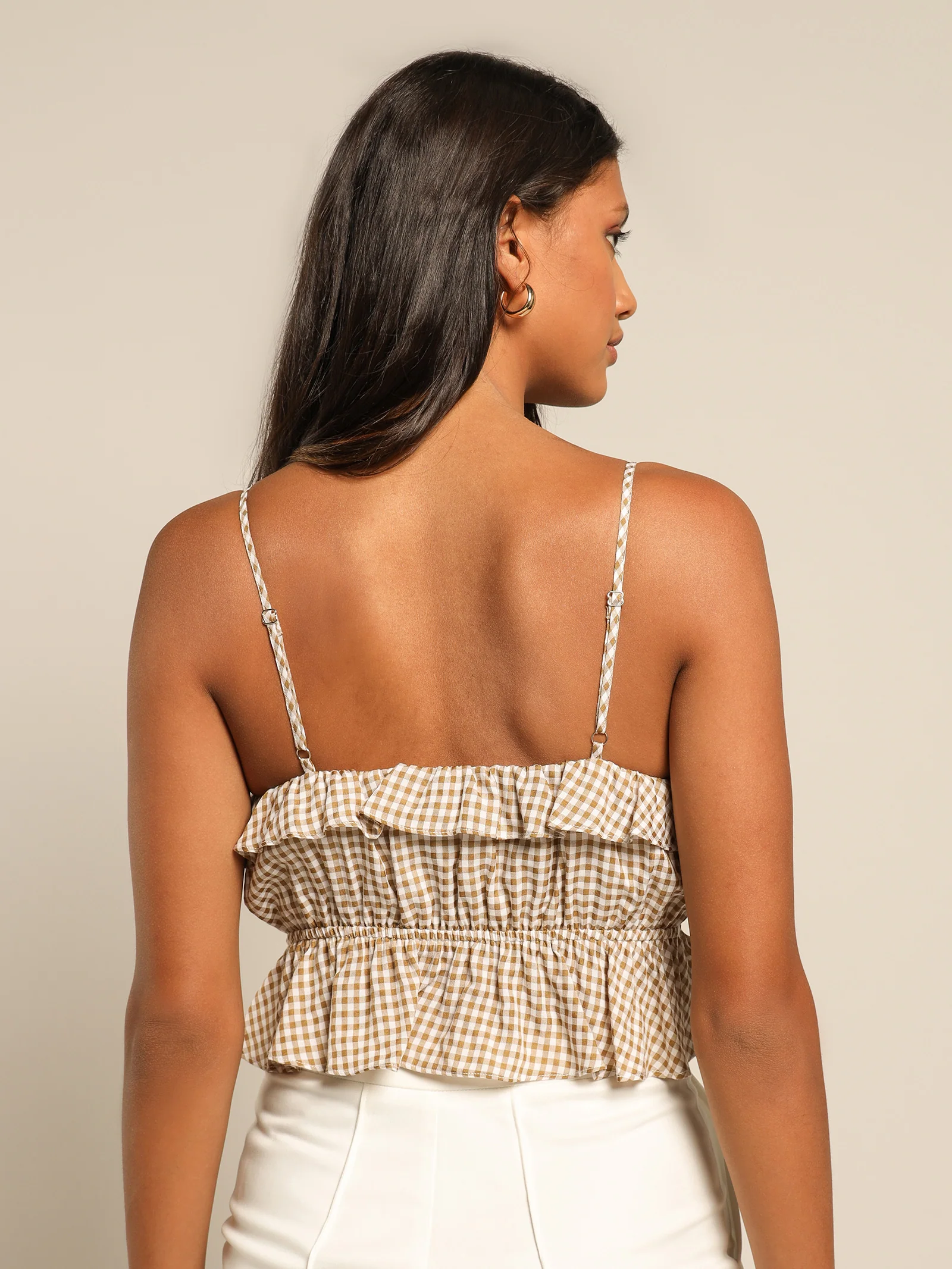 Heather Gingham Top - Image 6