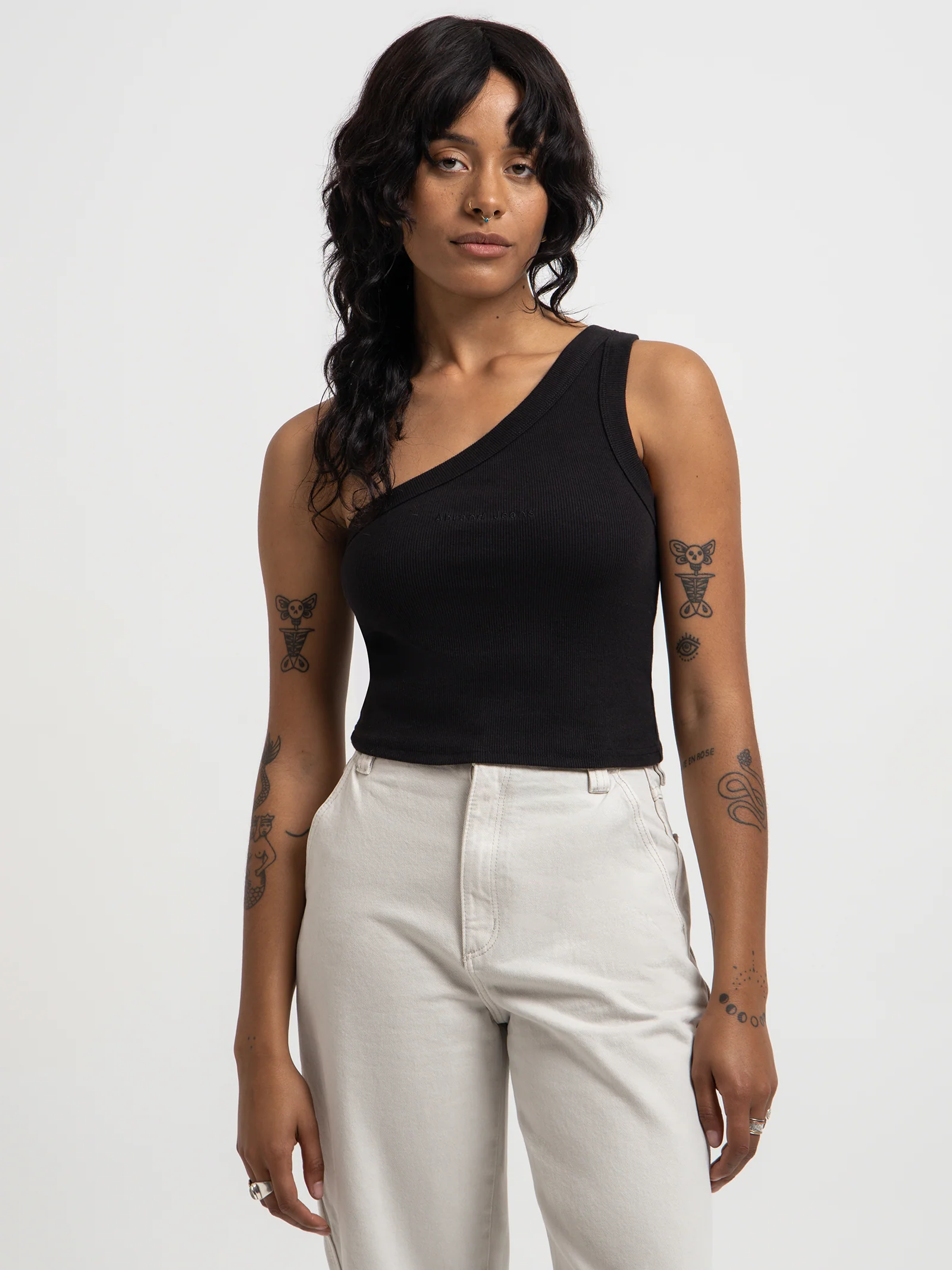 Heather One Shoulder Tank - Image 3