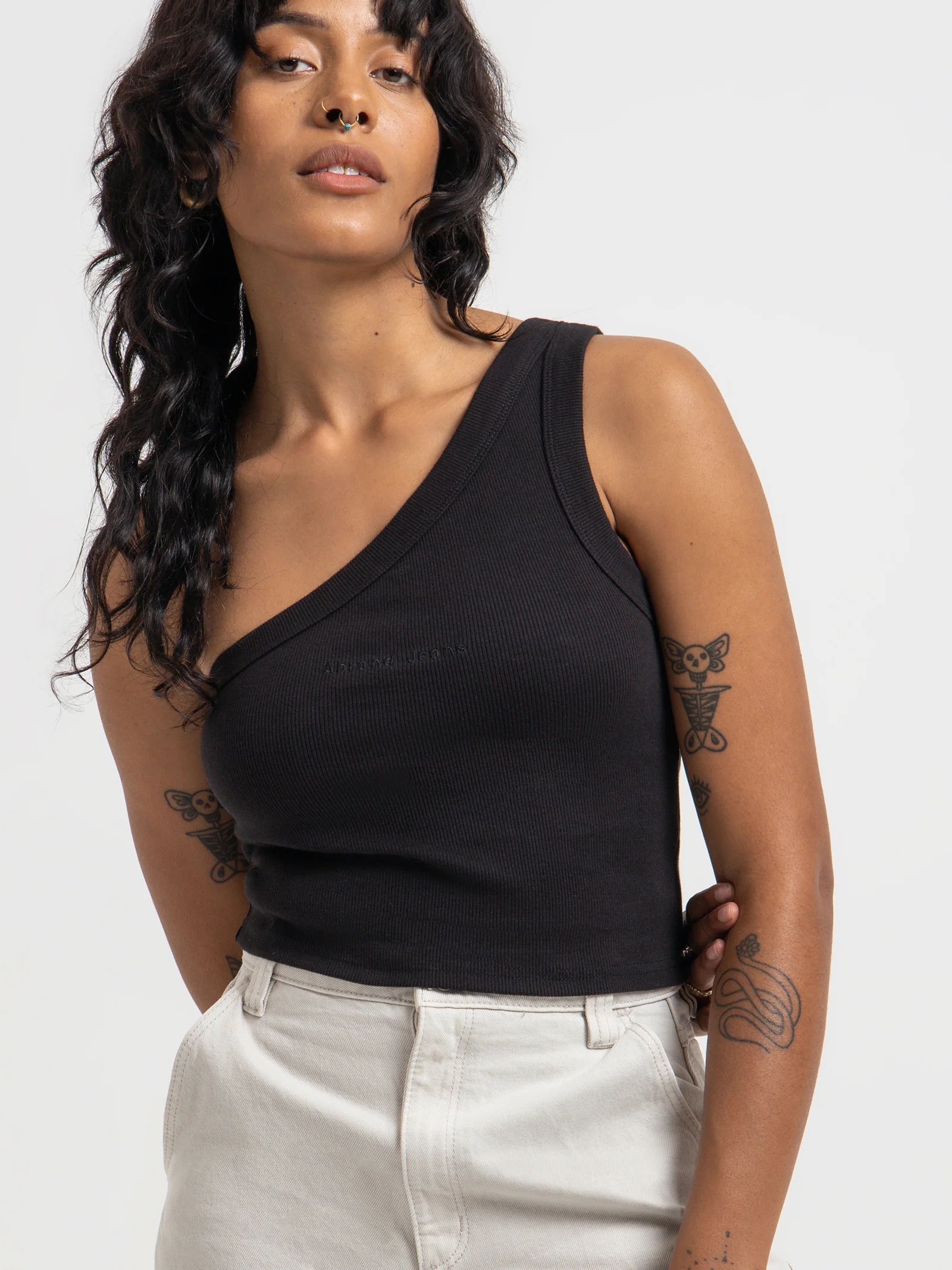 Heather One Shoulder Tank - Image 5
