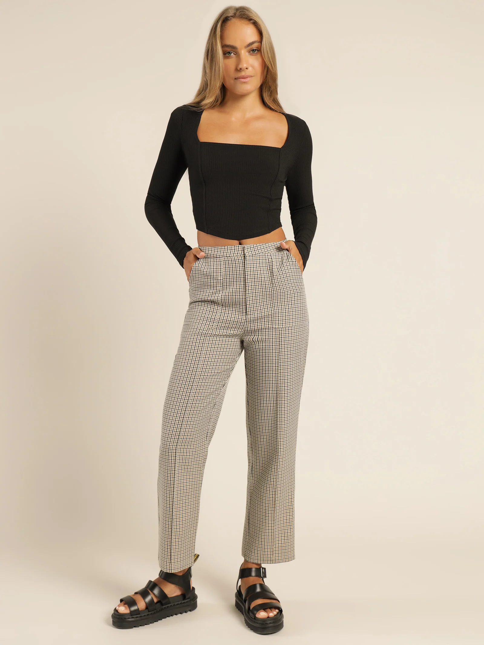 Heather Square Neck Top - Image 4