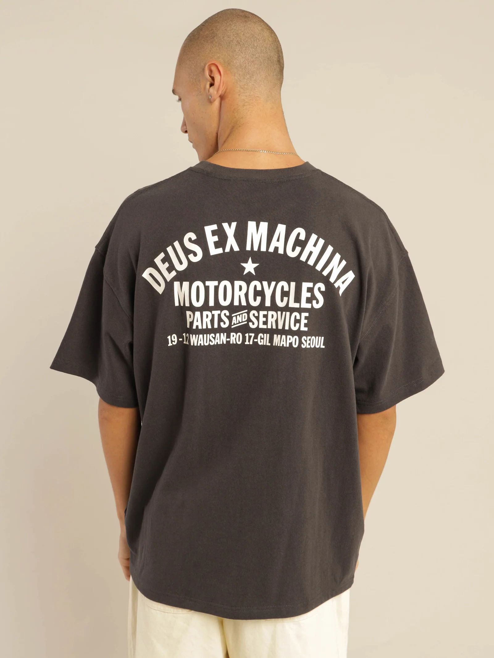Heavyweight Box Fit Seoul Address T-Shirt - Image 7