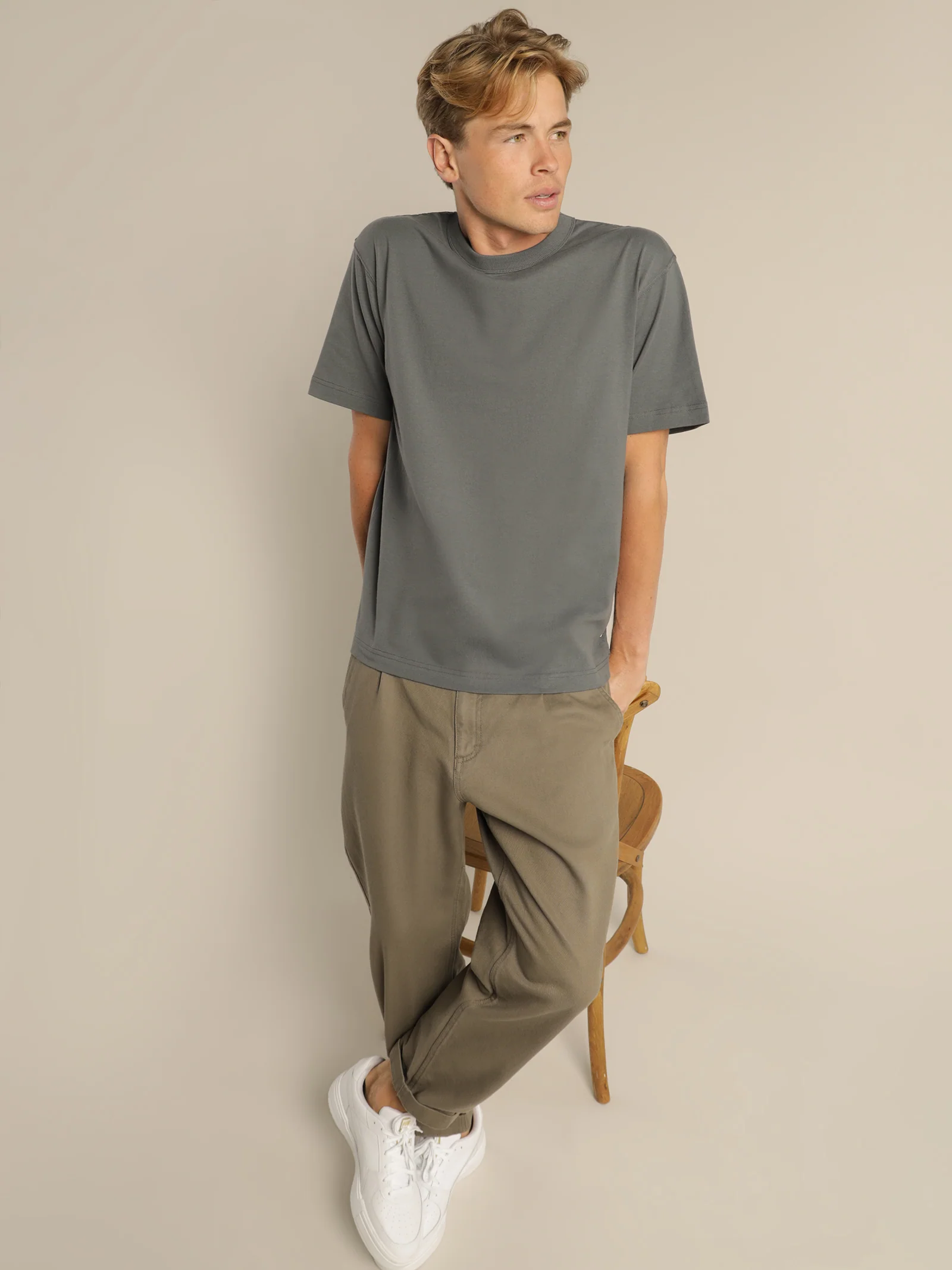 Heavyweight Crew T-Shirt - Image 2