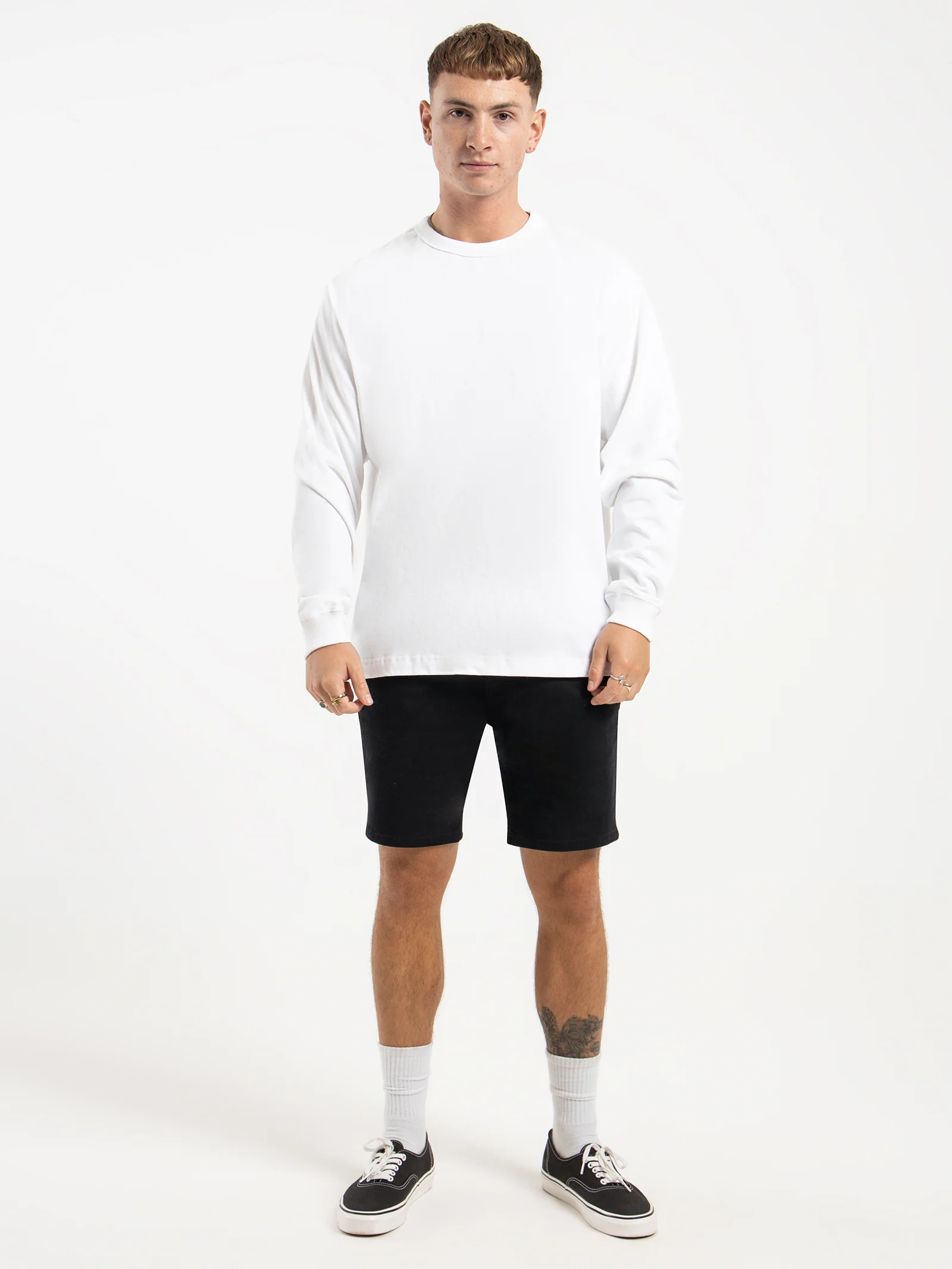 Heavyweight Long Sleeve Crew T-Shirt - Image 3