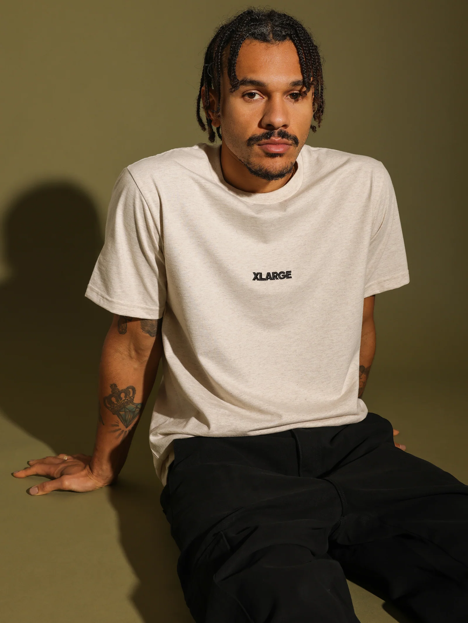 Heavyweight Text Short Sleeve T-Shirt - Image 2