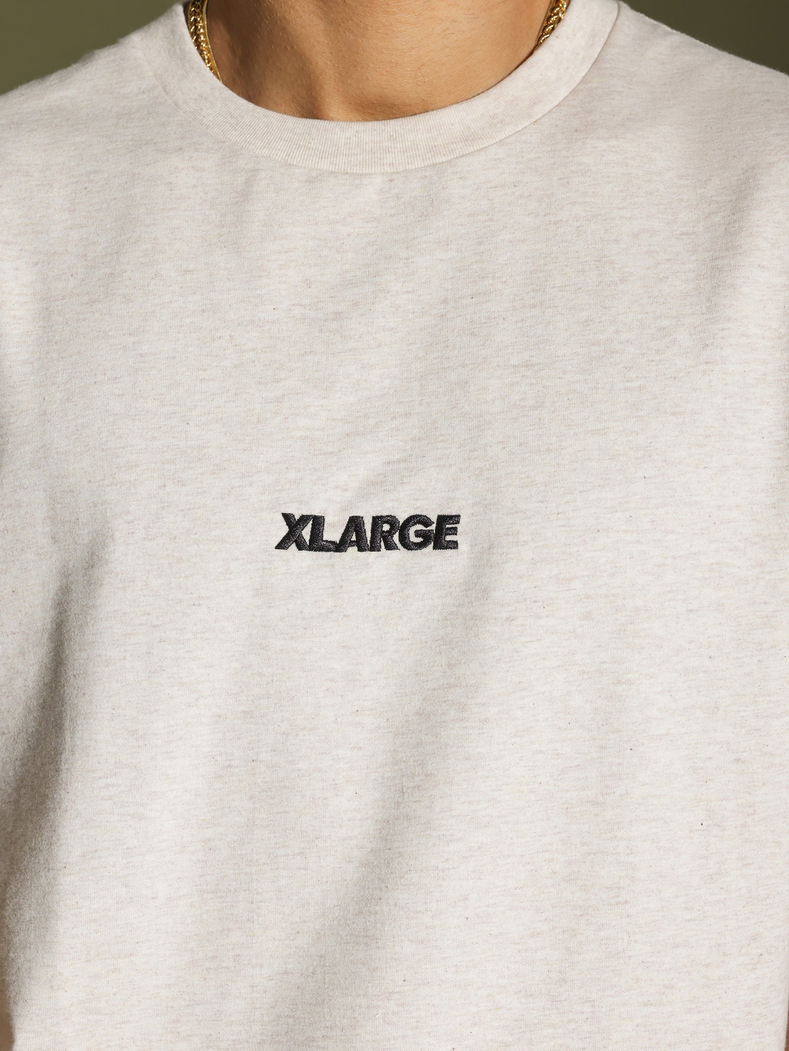 Heavyweight Text Short Sleeve T-Shirt - Image 3