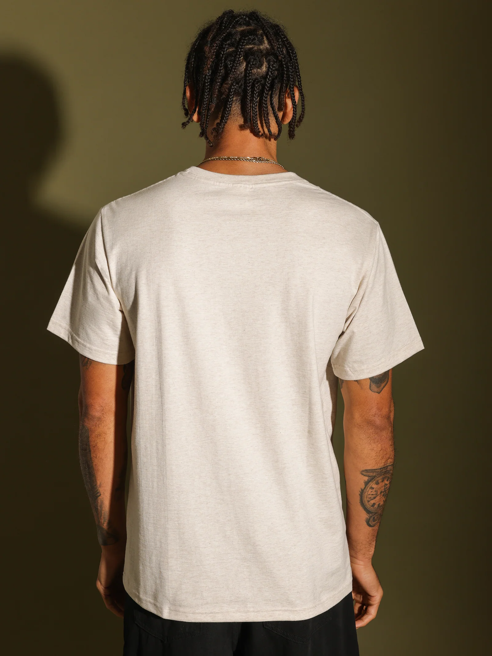 Heavyweight Text Short Sleeve T-Shirt - Image 6