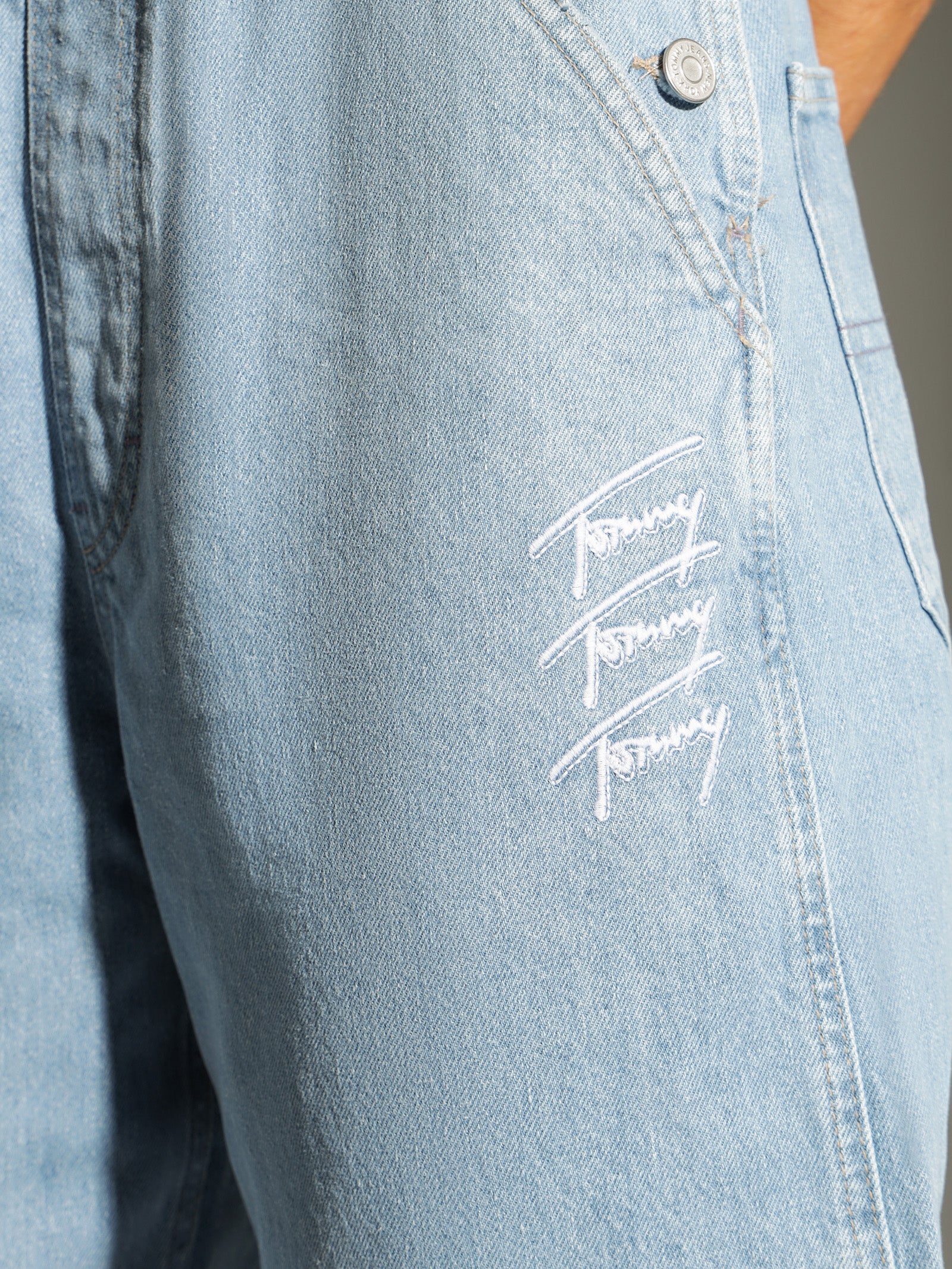 Hemp Denim Dungarees - Image 4