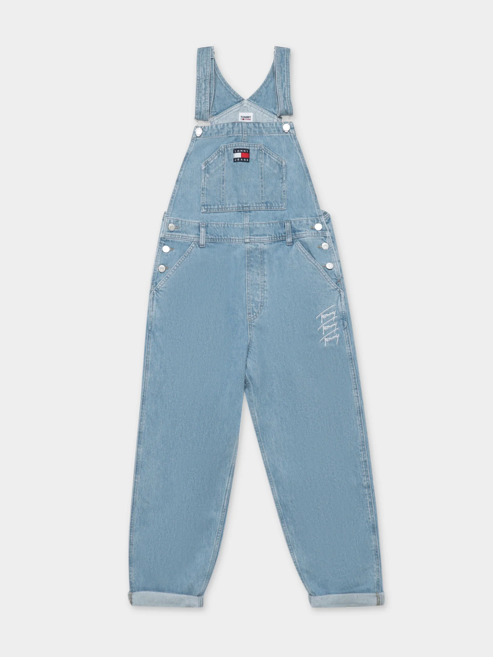 Hemp Denim Dungarees - Image 7