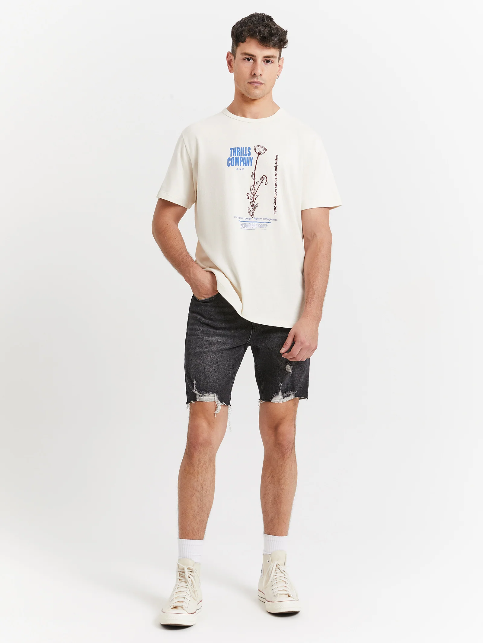 Hemp Natural Effects Merch Fit T-Shirt - Image 2
