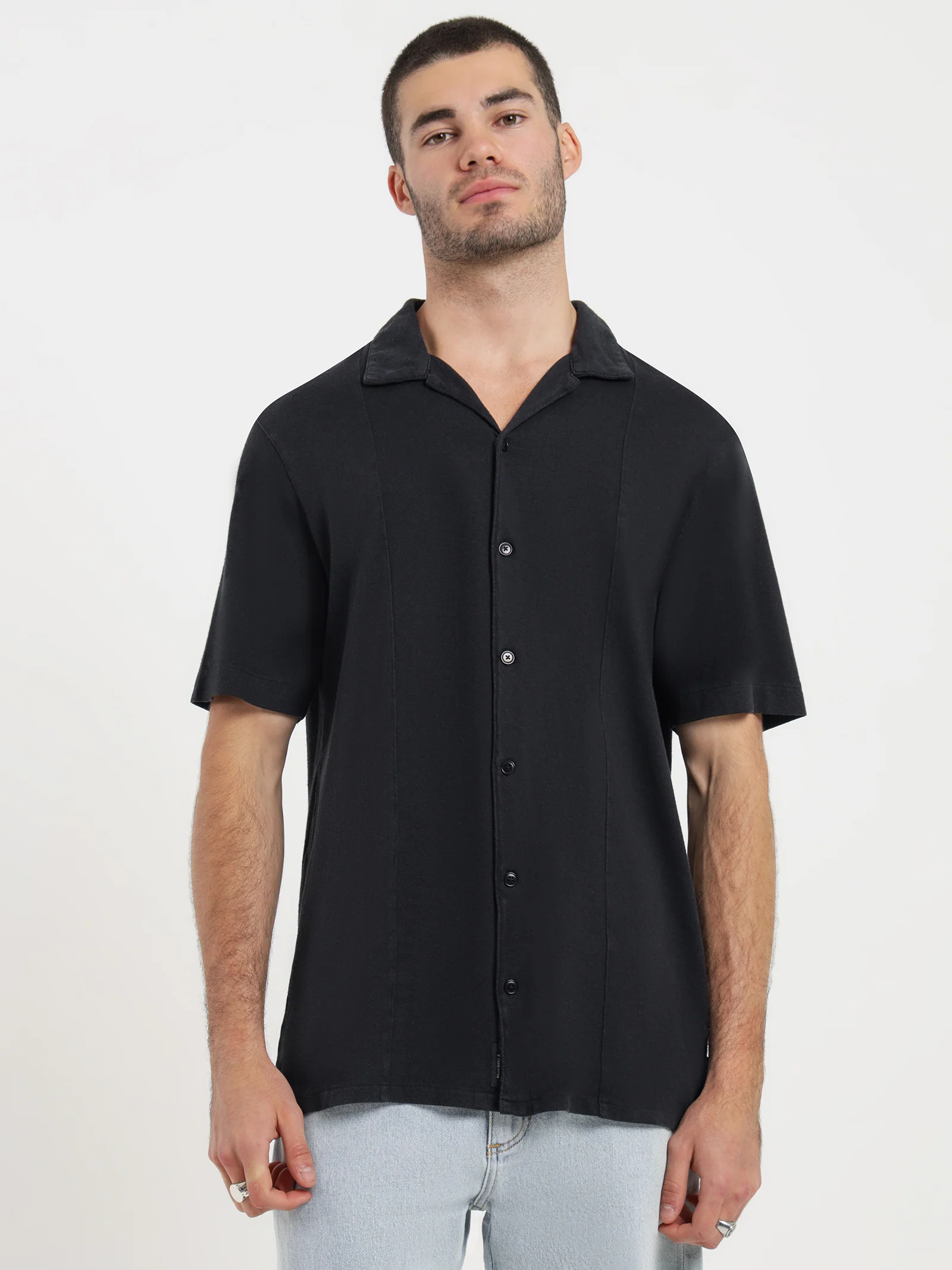Hemp Some Kind of Paradise Bowling Shirt - Image 4