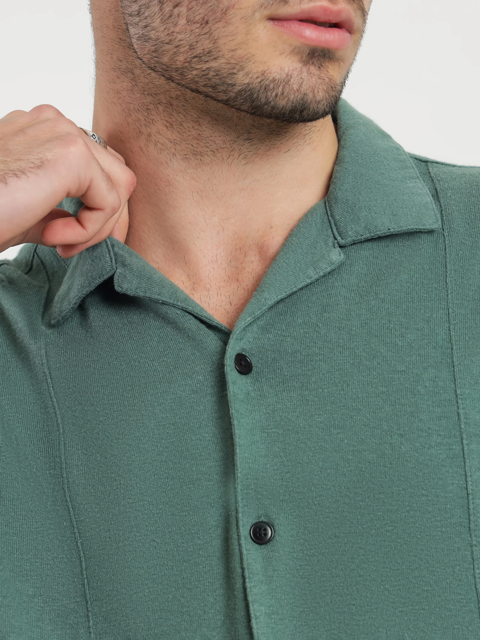 Hemp Some Kind of Paradise Bowling Shirt - Image 5