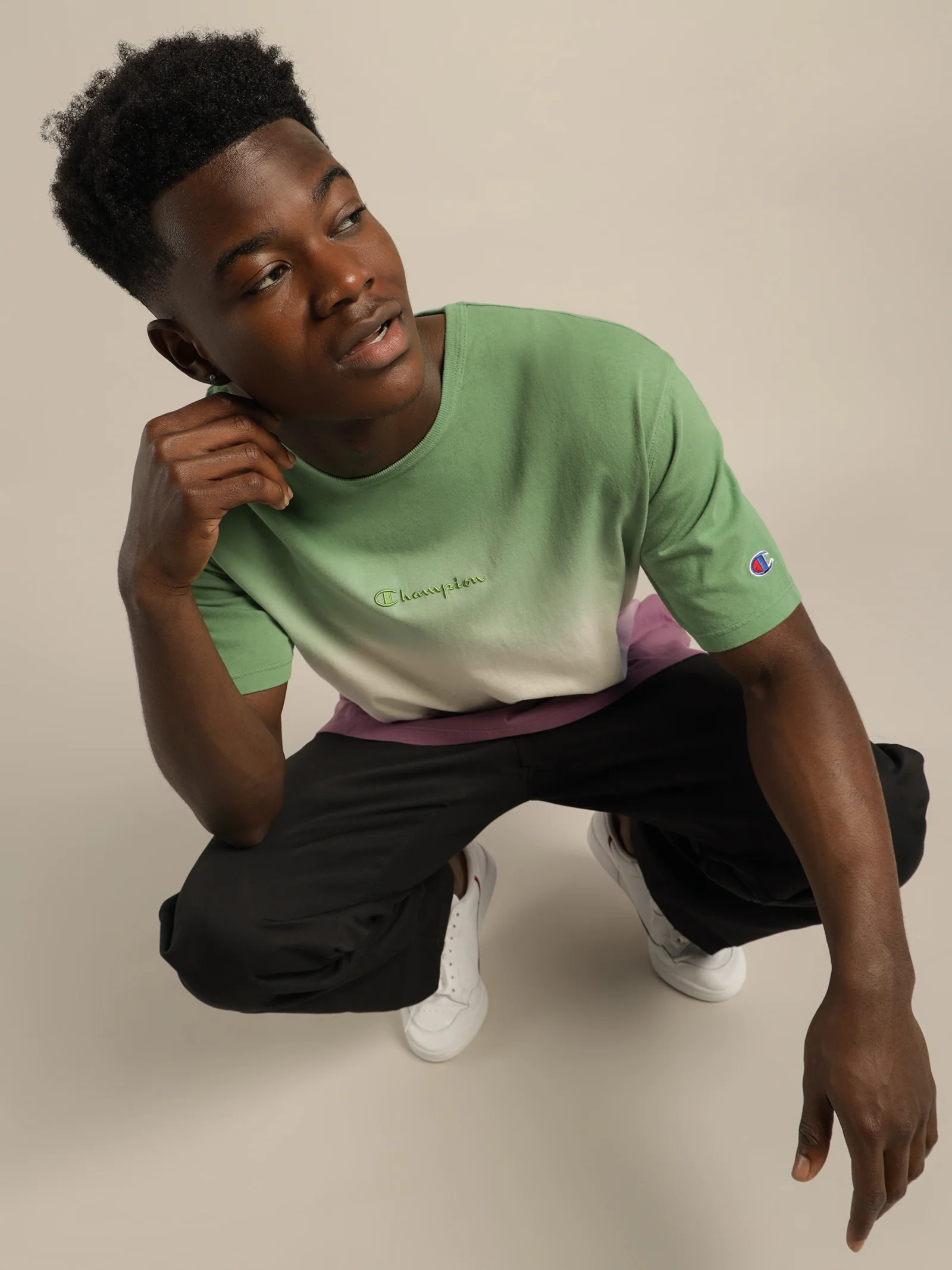 Heritage Dip-Dye T-Shirt - Image 2
