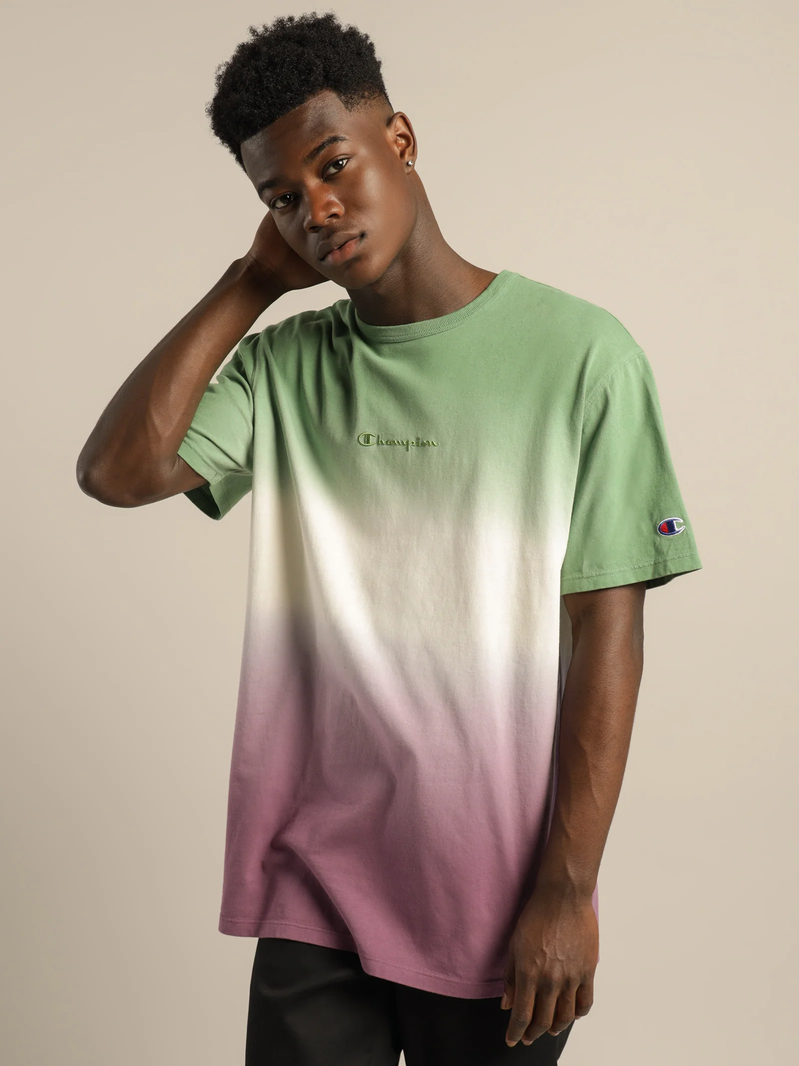 Heritage Dip-Dye T-Shirt - Image 3