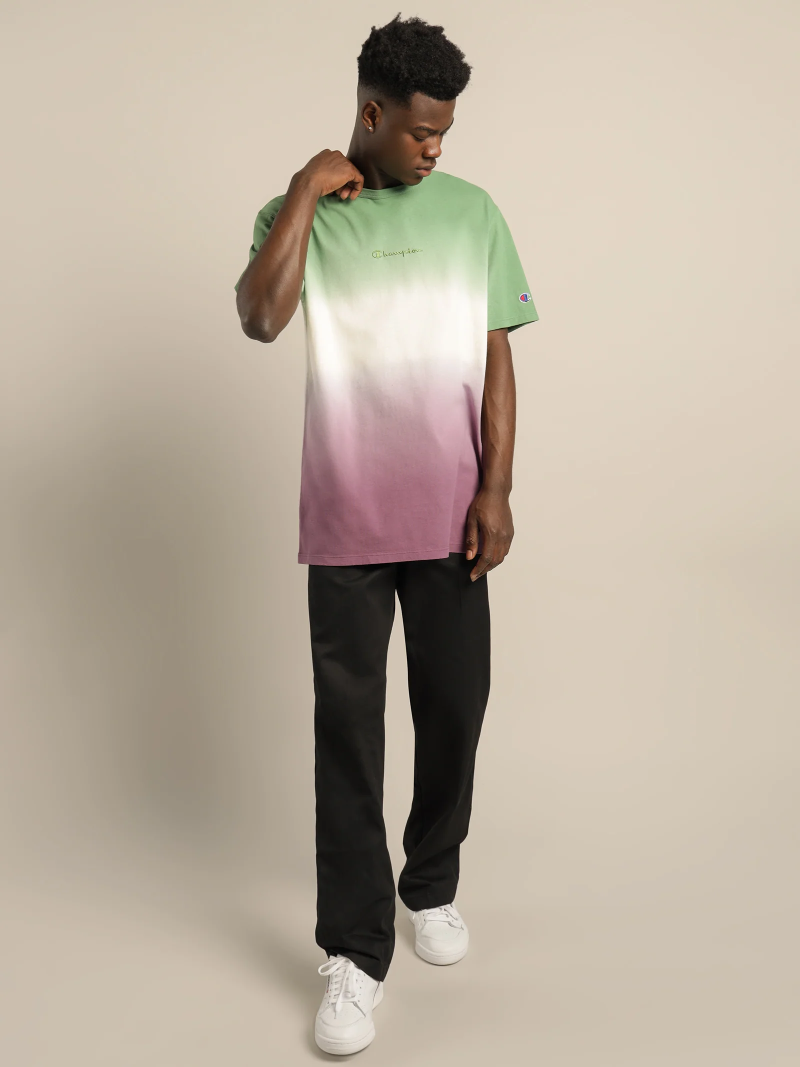Heritage Dip-Dye T-Shirt - Image 4